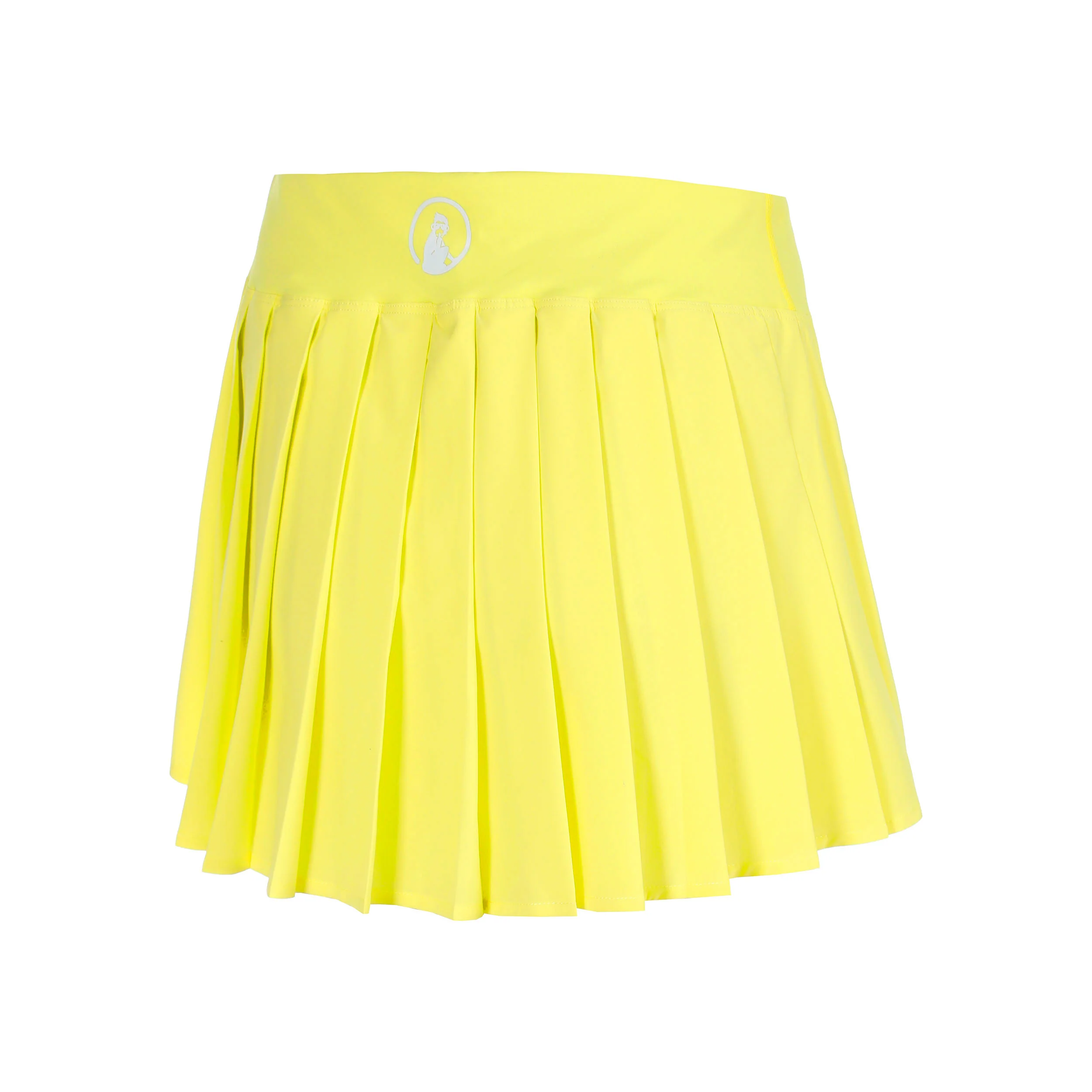 Love Pleated Spódnica Dziewczynki - żółty, biały - Image 2