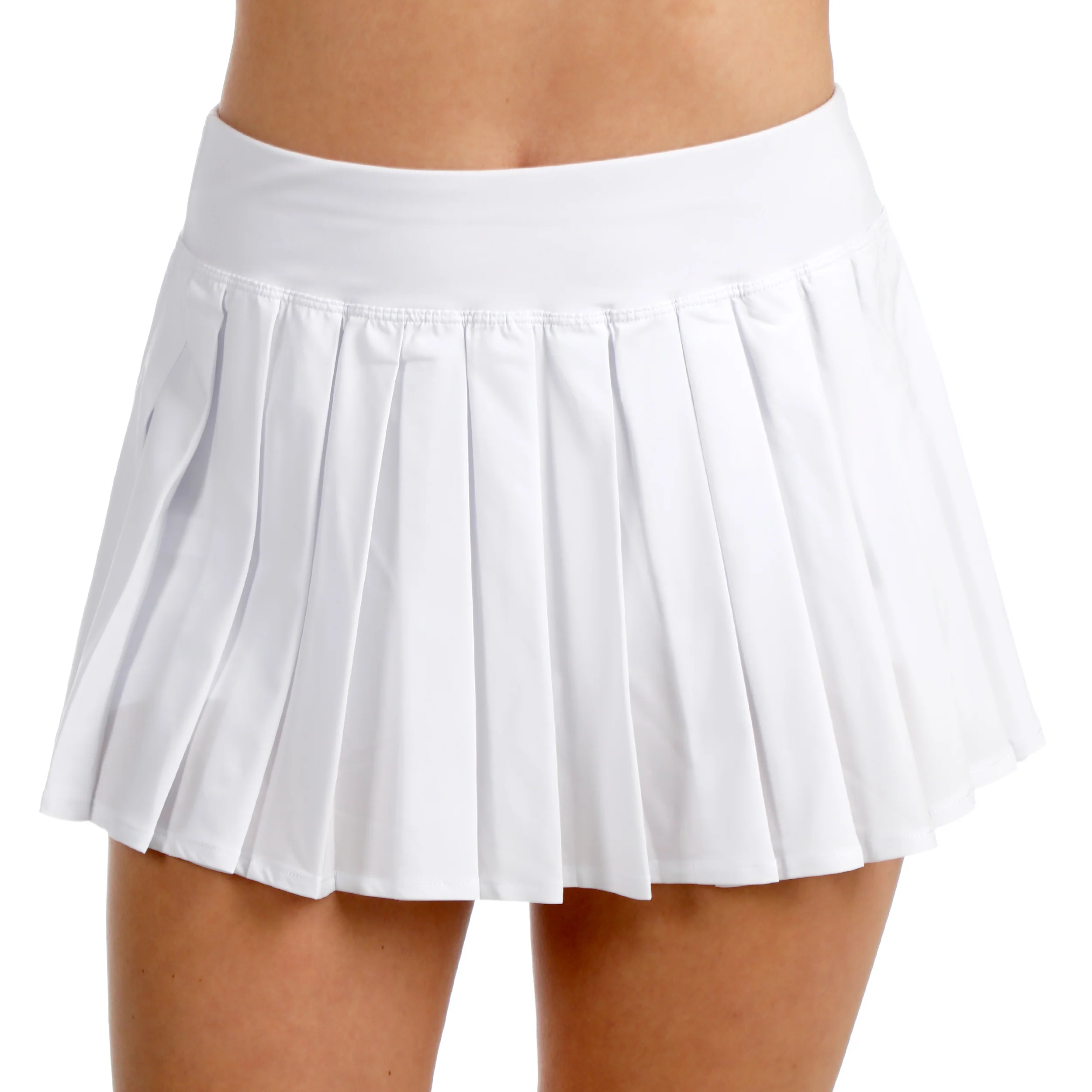 Love Pleated Spódnica Kobiety-biały - Image 5