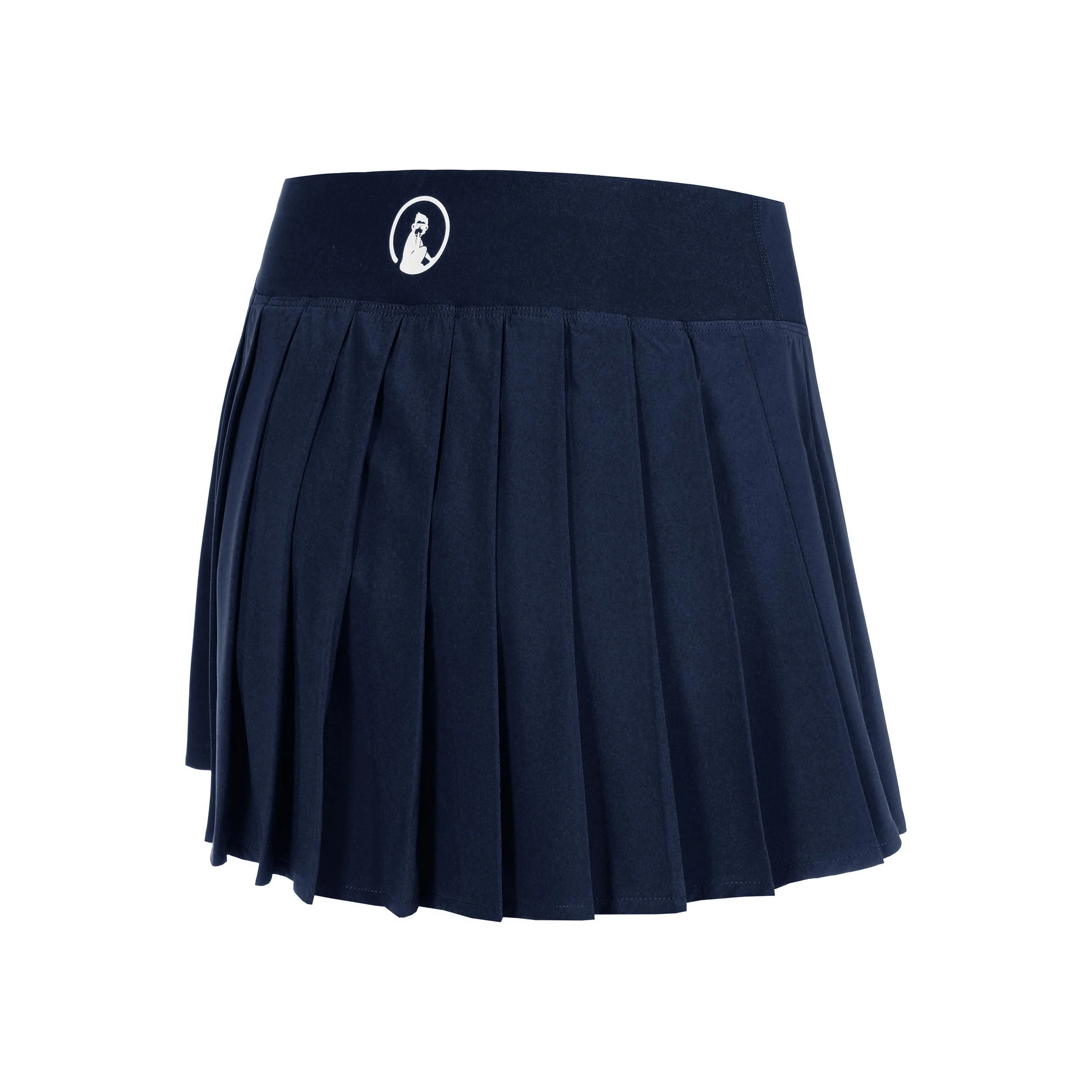 Love Pleated Spódnica Kobiety-ciemnoniebieski - Image 2