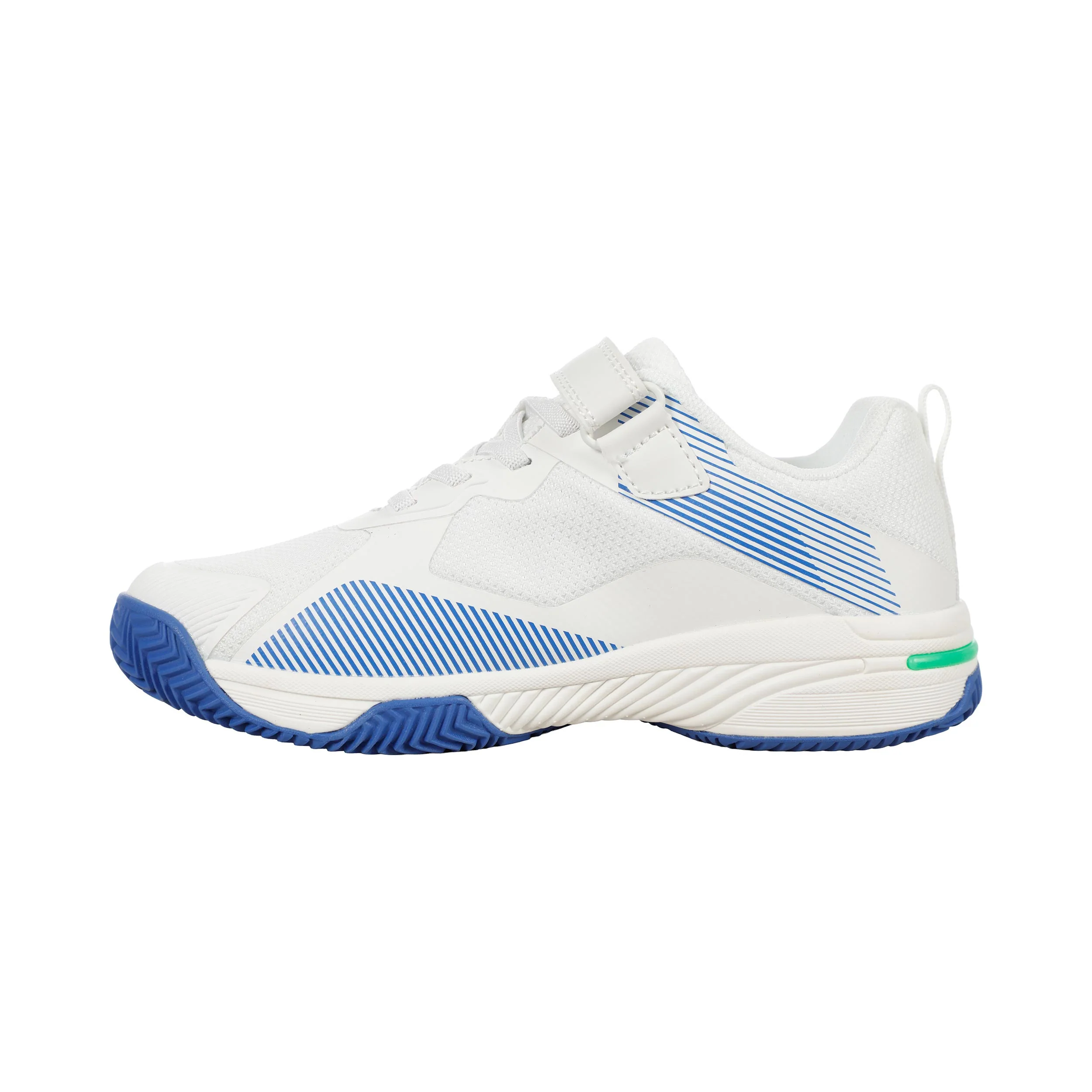 Match Velcro Clay buty do tenisa ziemnego Dzieci-biały, niebieski - Image 2