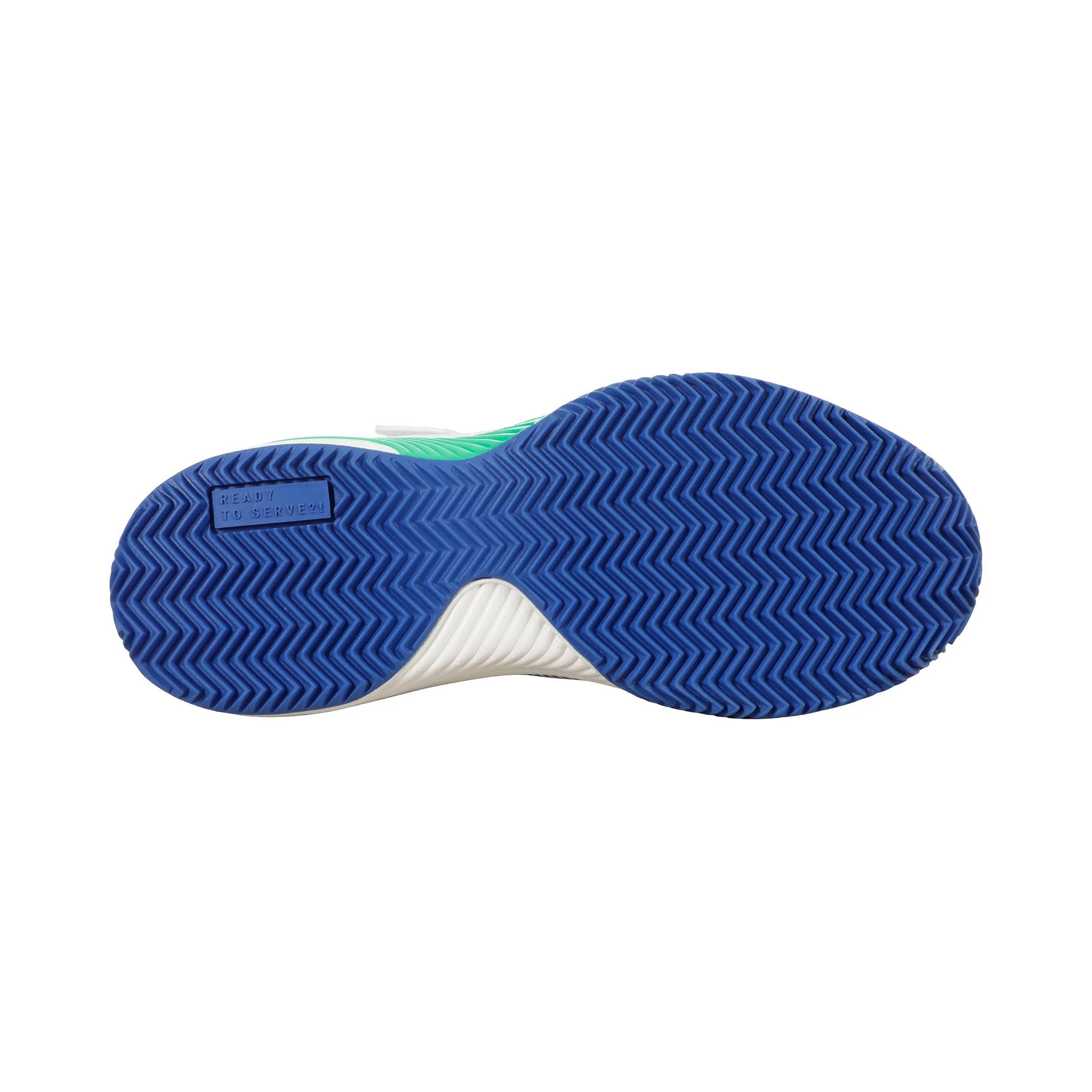 Match Velcro Clay buty do tenisa ziemnego Dzieci-biały, niebieski - Image 4