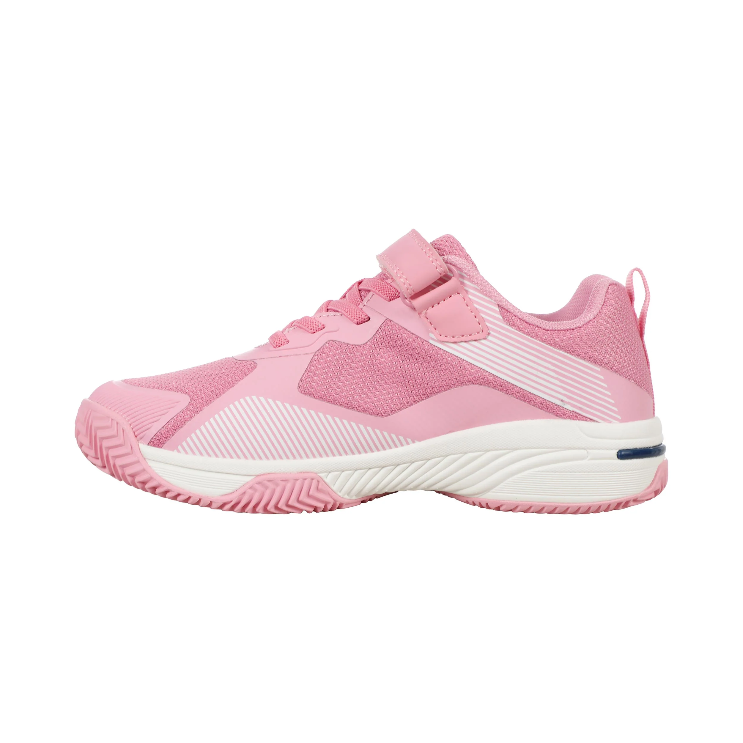 Match Velcro Clay buty do tenisa ziemnego Dzieci-różowy, biały - Image 2