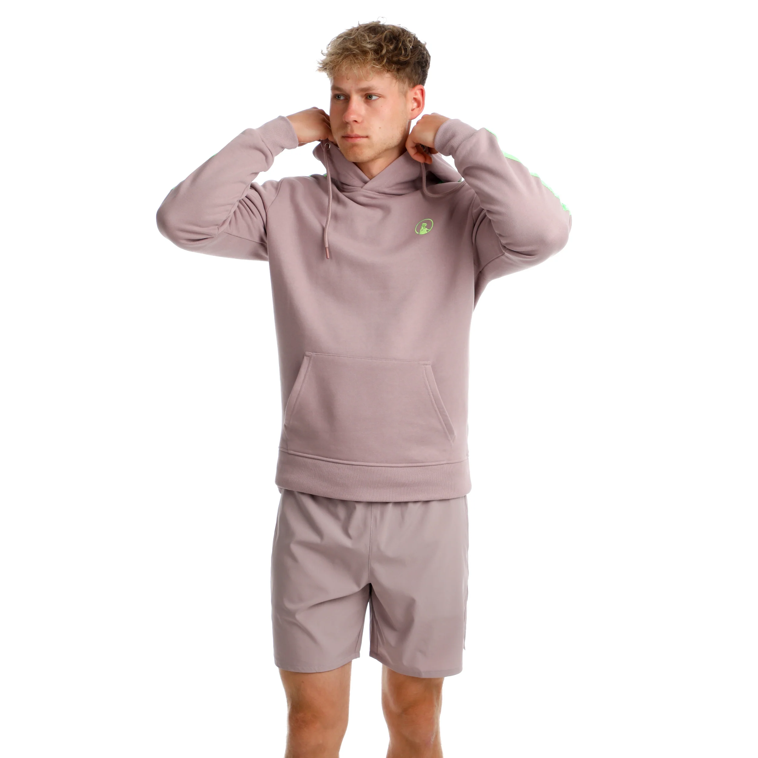 Mind Taped Bluza Mężczyźni-Fioletowy,Neonowy Zielony - Image 6