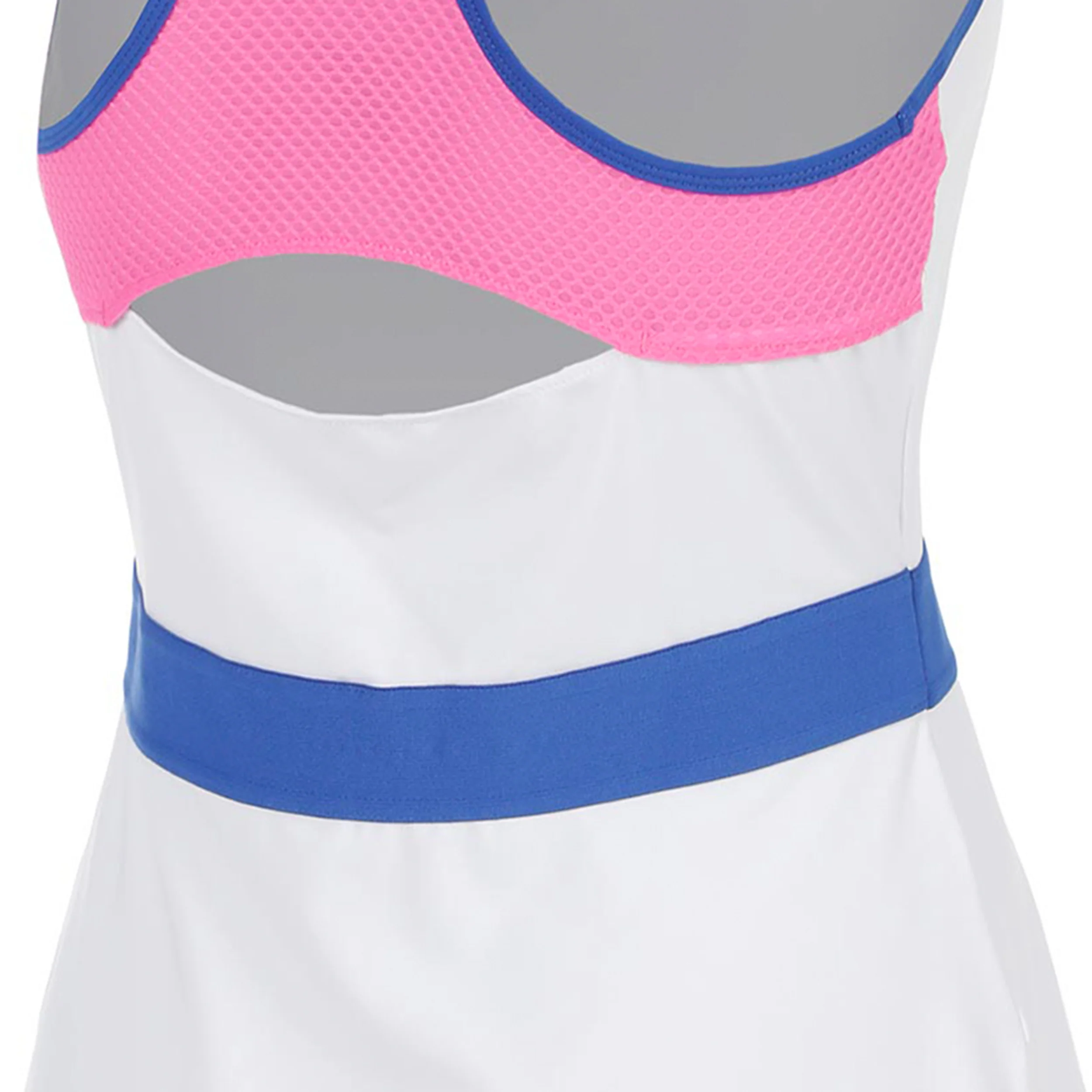 Racerback Sukienka Dziewczynki - biały, niebieski - Image 6