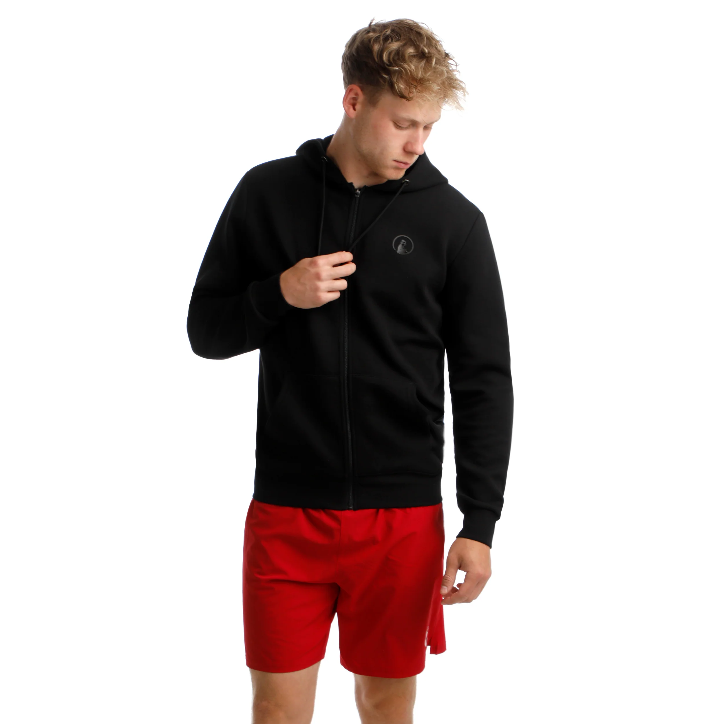 Tonal Core Zip Bluza Dresowa Mężczyźni-Czarny - Image 5
