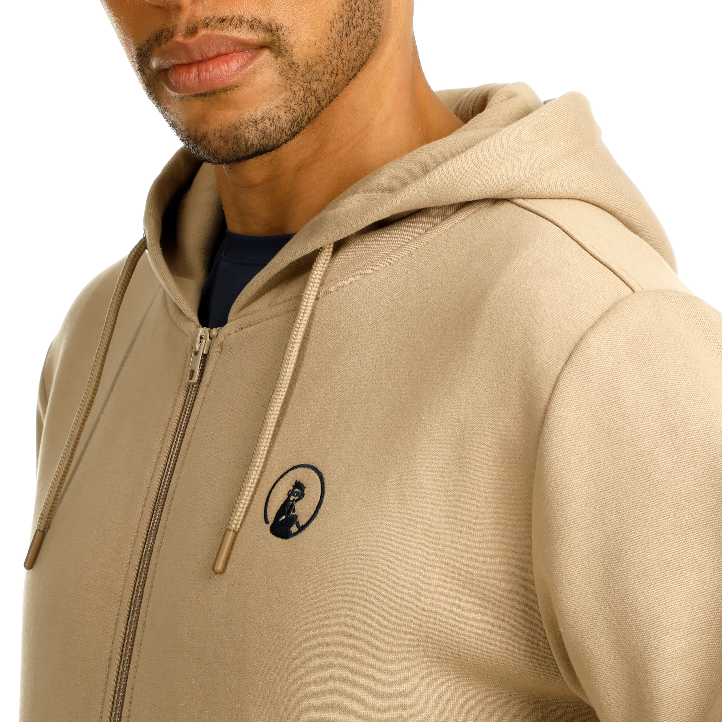 Wild Tonal Zip Bluza Dresowa Mężczyźni-Beż - Image 11