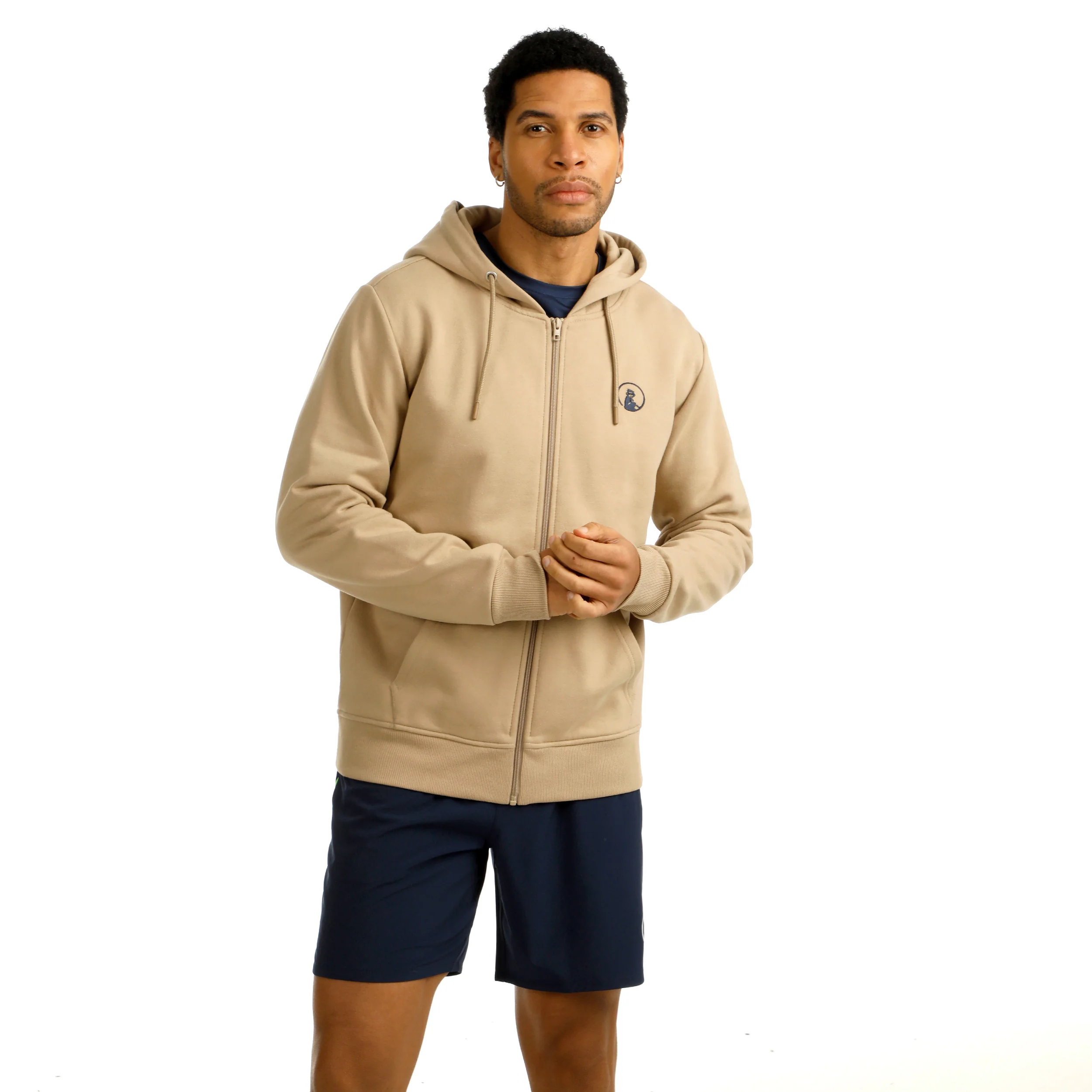 Wild Tonal Zip Bluza Dresowa Mężczyźni-Beż - Image 7