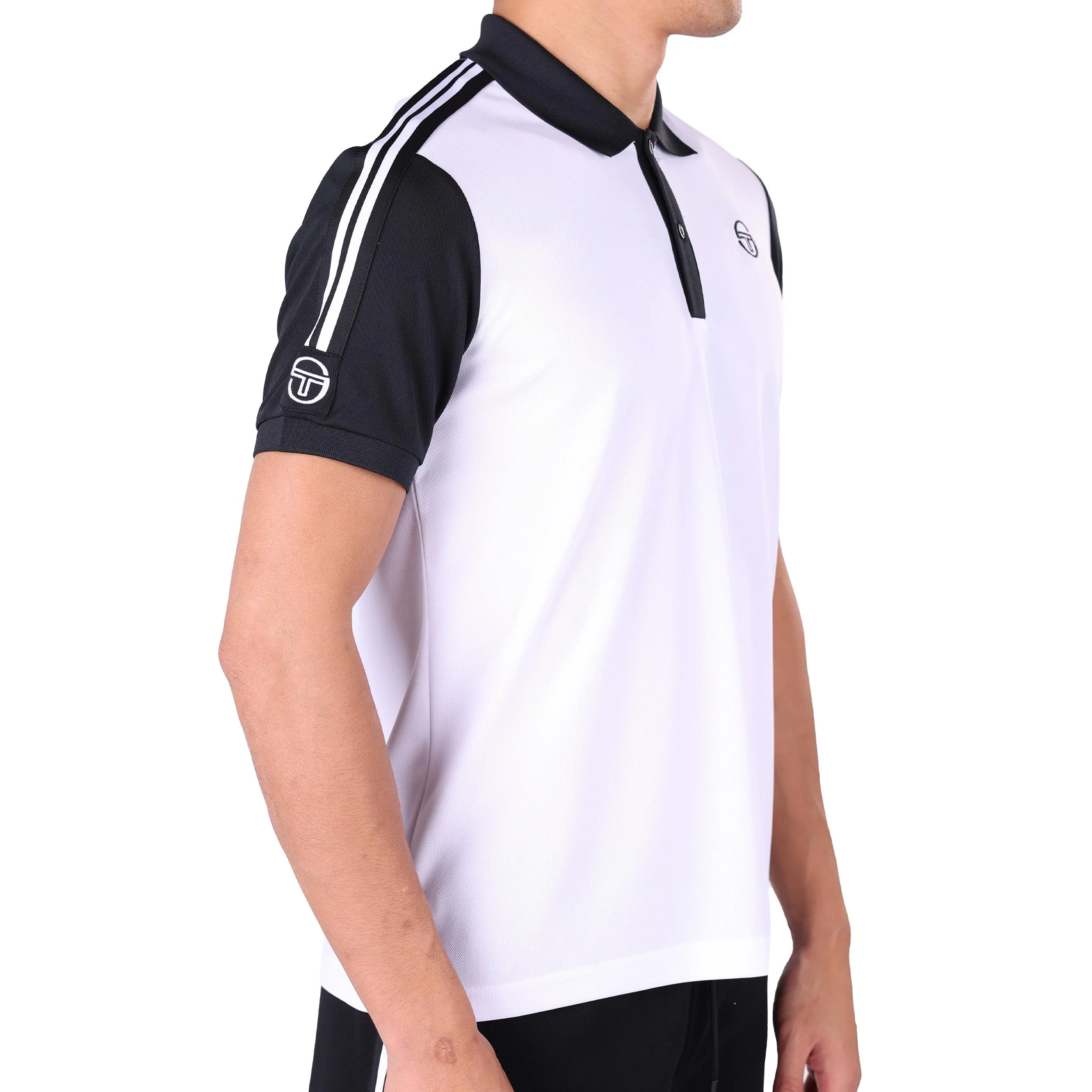 Cesena Polo Mężczyźni - biały, czarny - Image 2