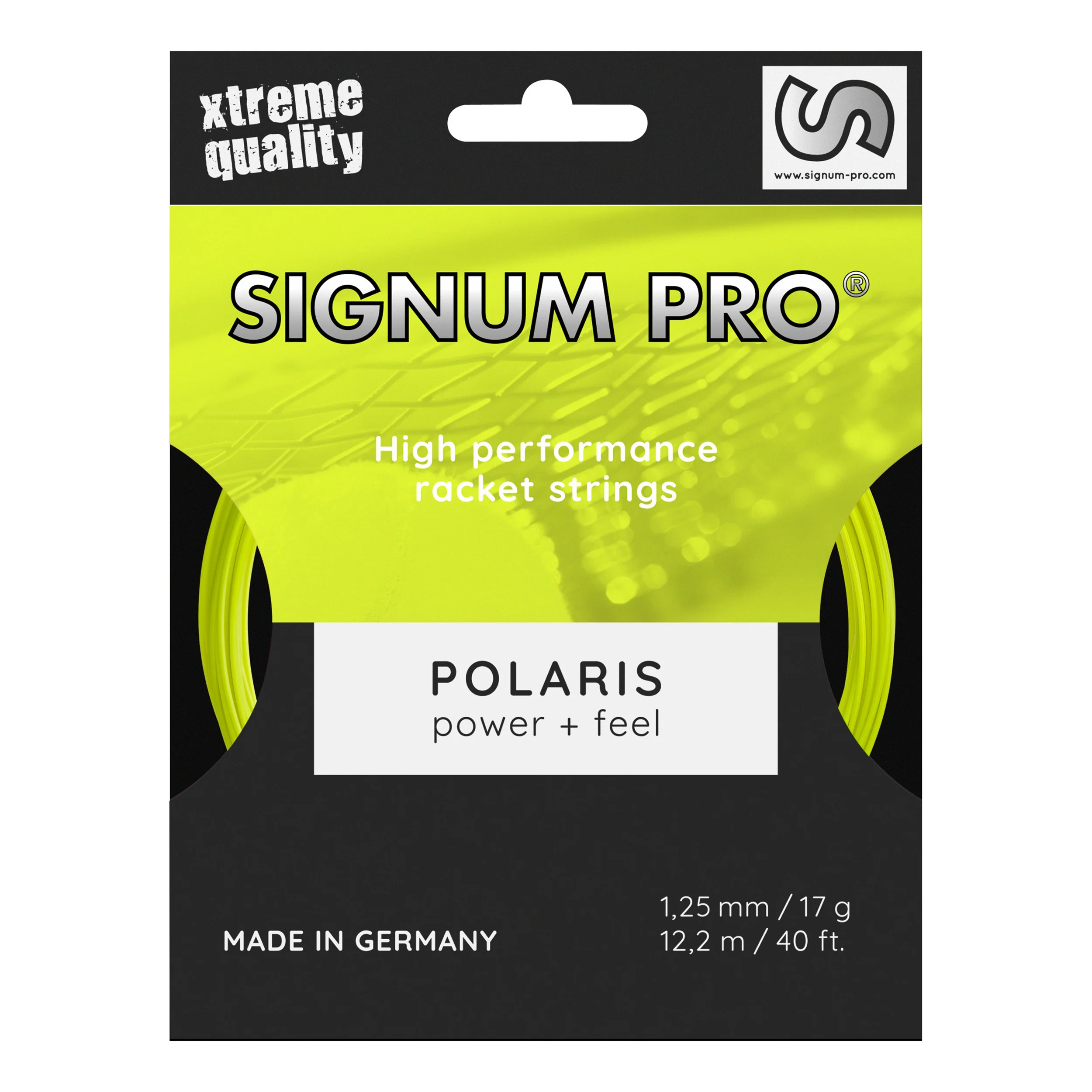 Polaris Zestaw Naciągów 12m-Żółty