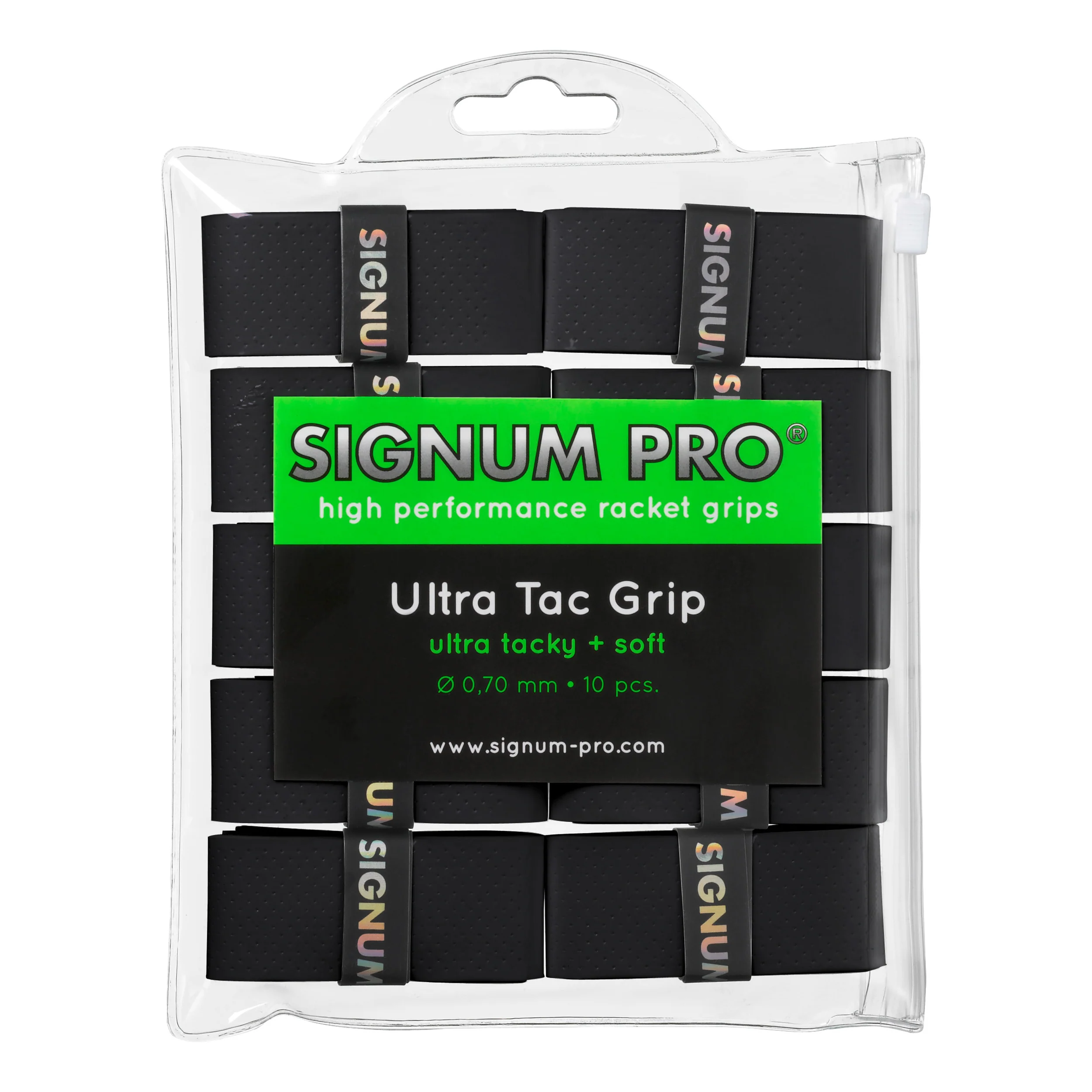 Ultra Tac Grip Opakowanie 10 Szt.-Czarny