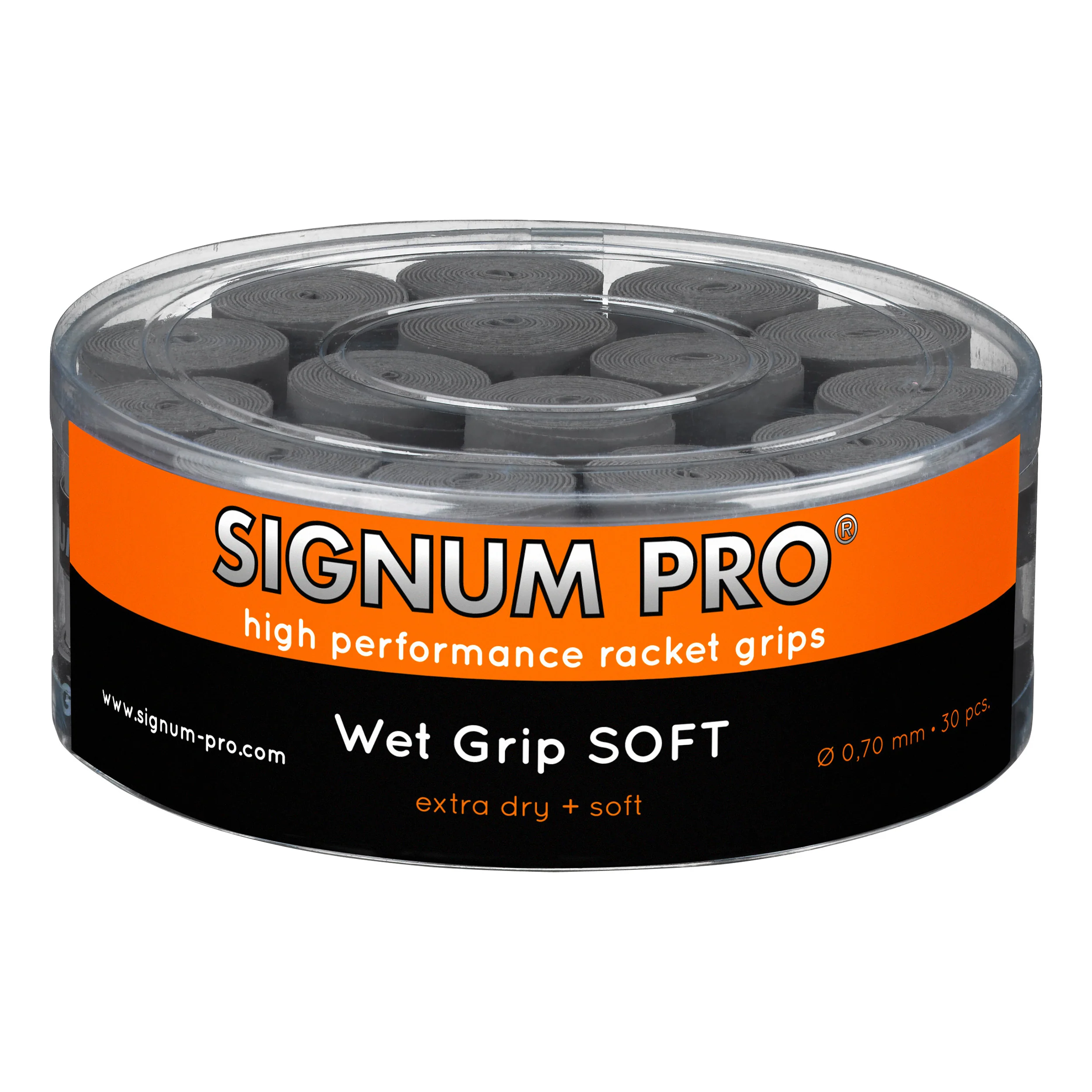 Wet Grip SOFT Opakowanie 30 Szt.-Szary