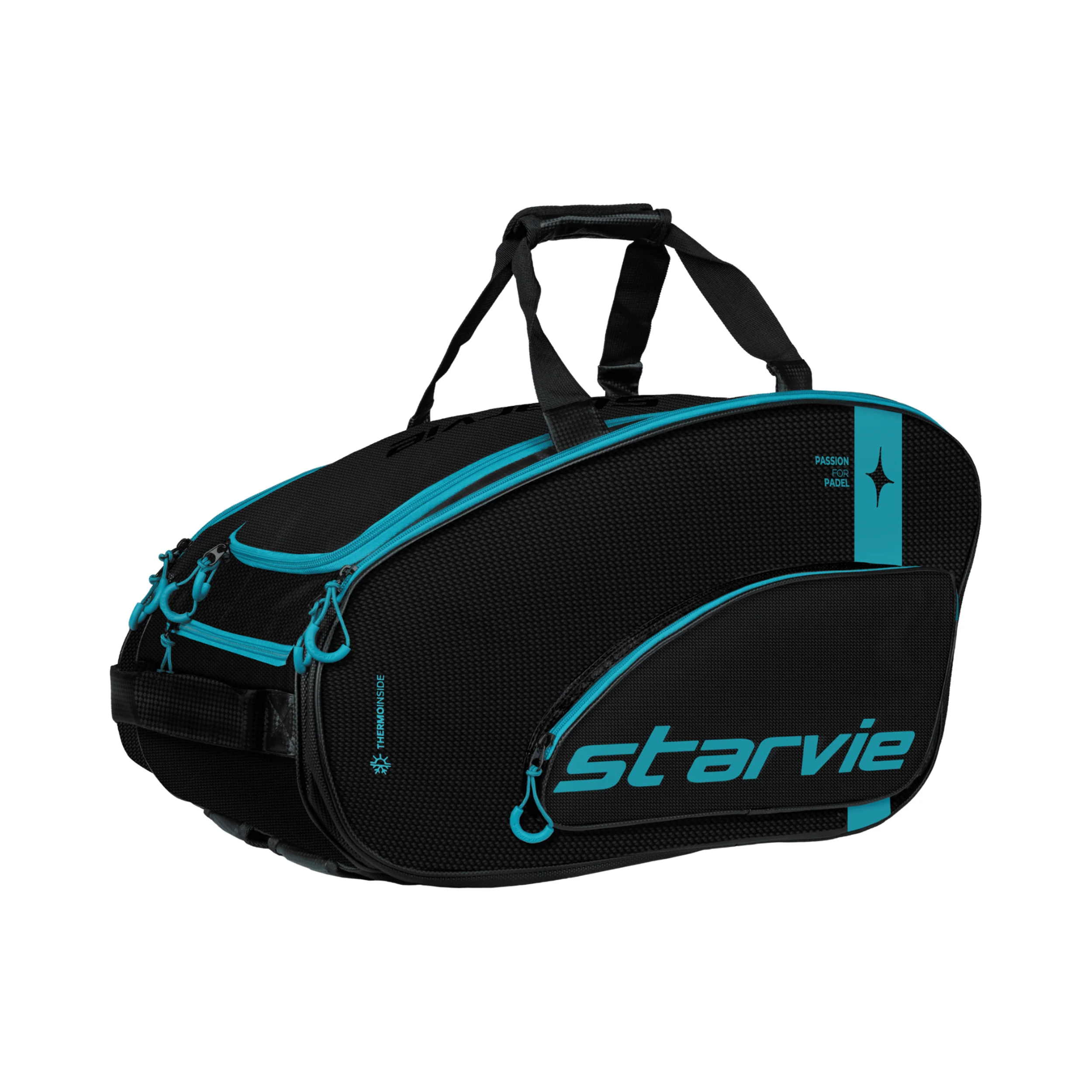 Premium Racing Drax Torba Na Rakiete Do Padla-Czarny,Turkus