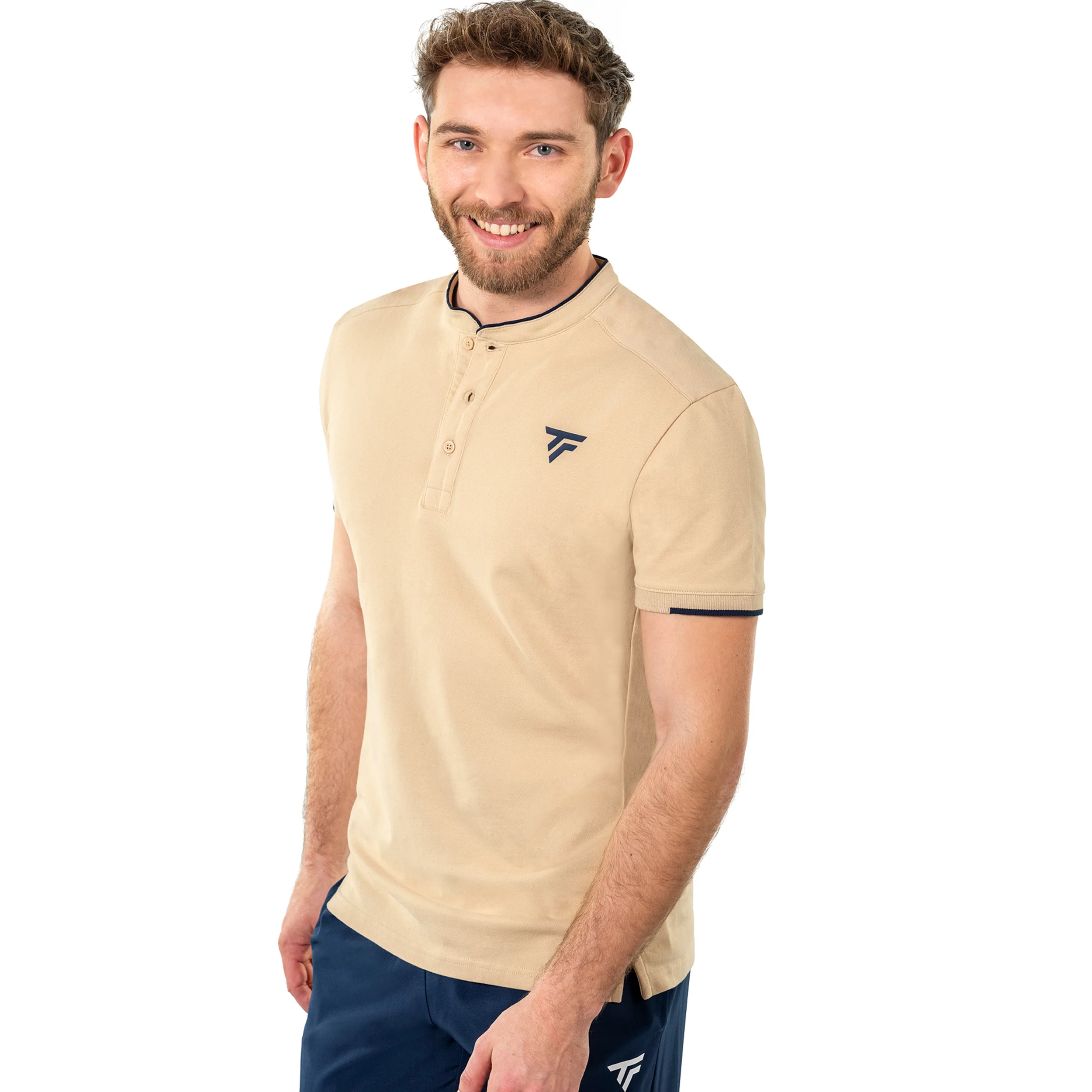 Pique Polo Mężczyźni-piasek - Image 3