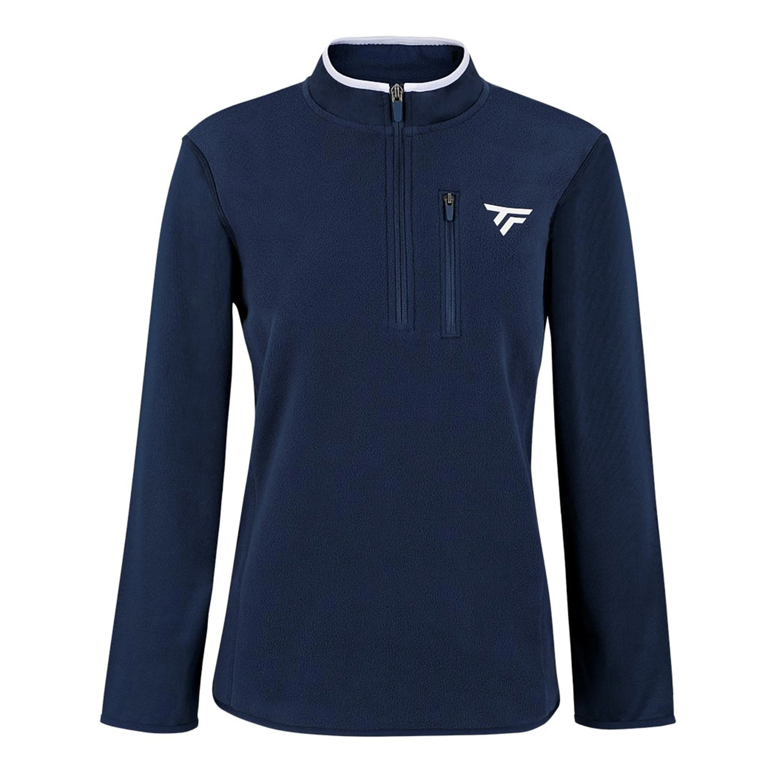 Polar Quarter Zip Długi Rękaw Kobiety-Ciemnoniebieski