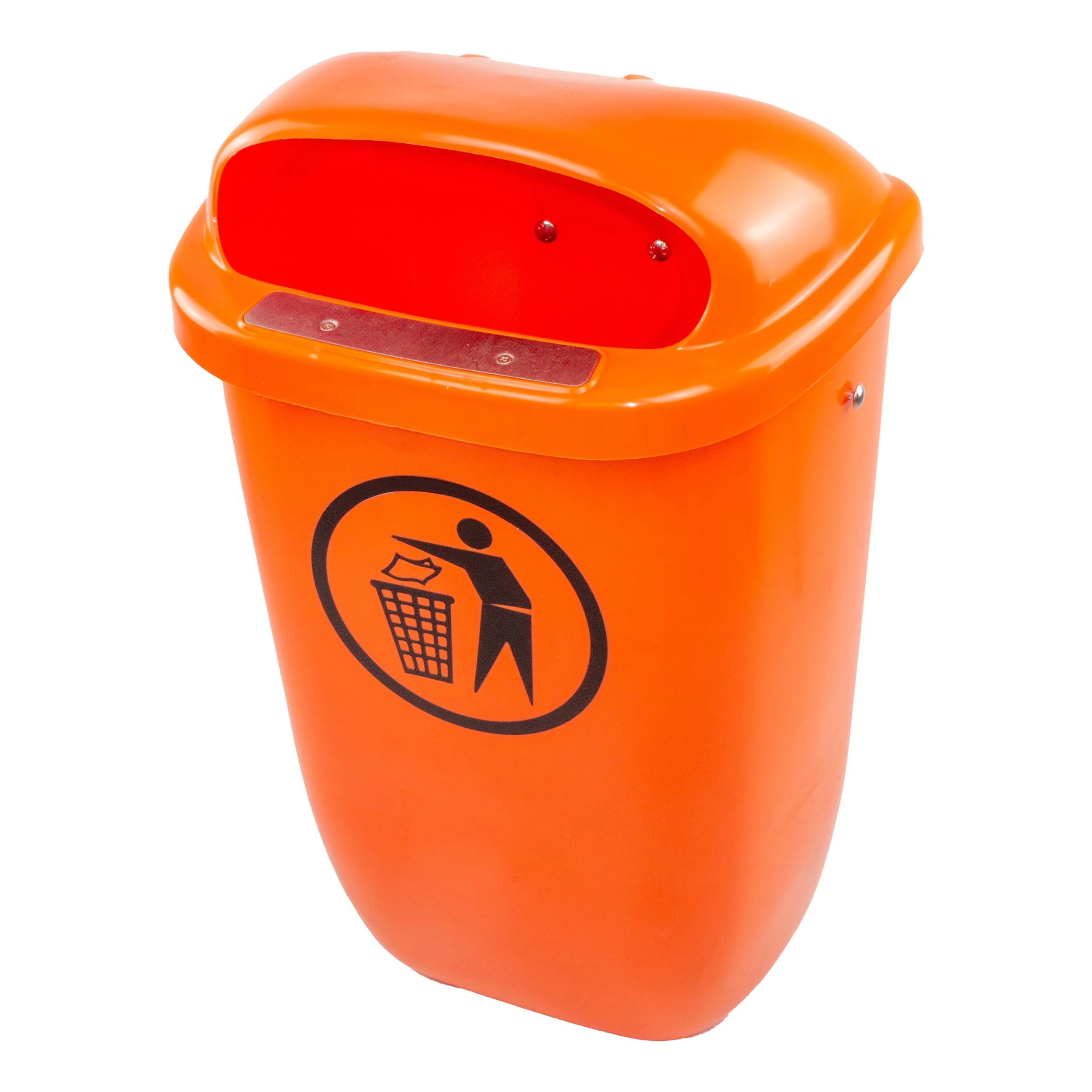 Abfallbehälter orange 50 l Pojemnik na odpady