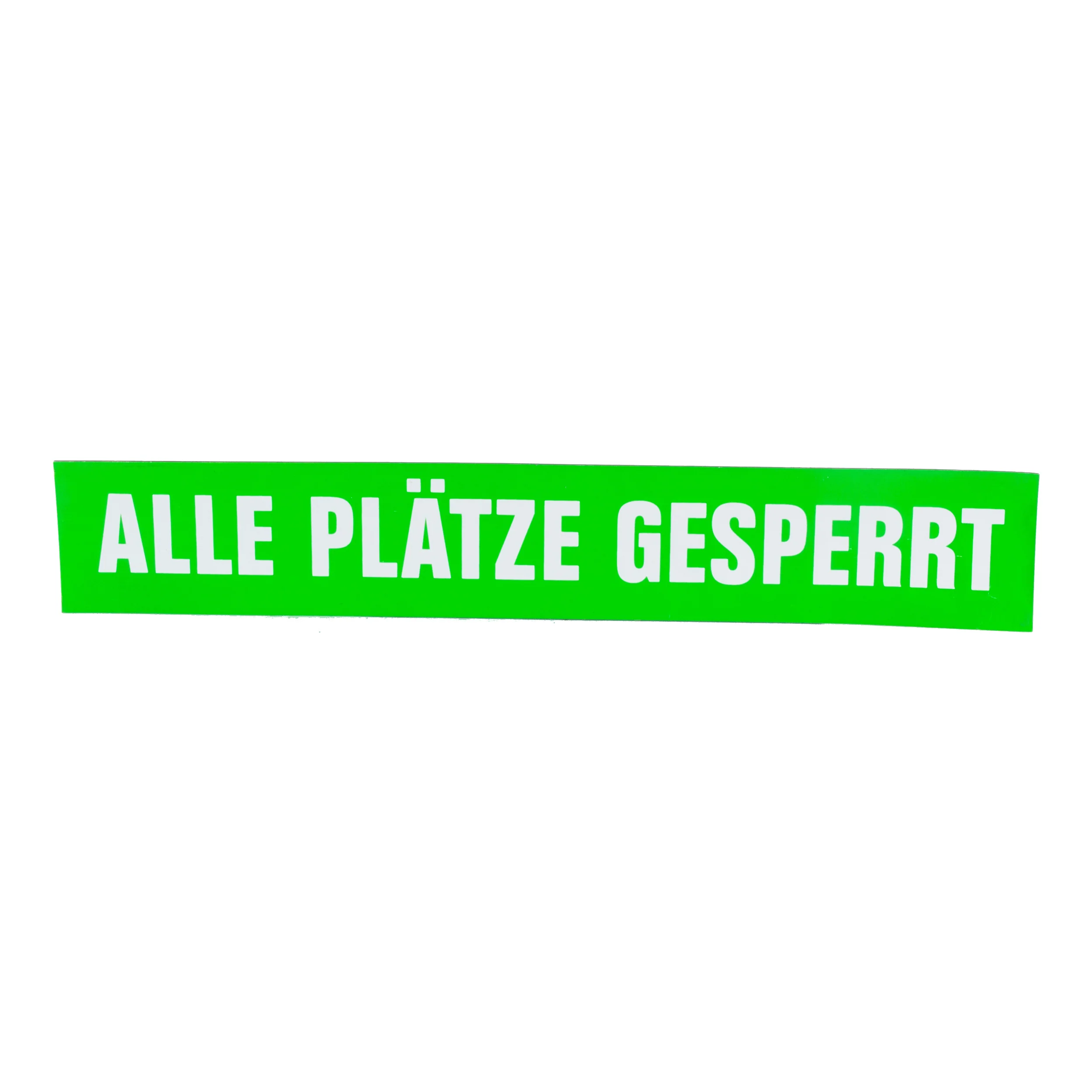 Schilder bedruckt 60 mm breit, Alle Plätze gesperrt Znak magnetyczny