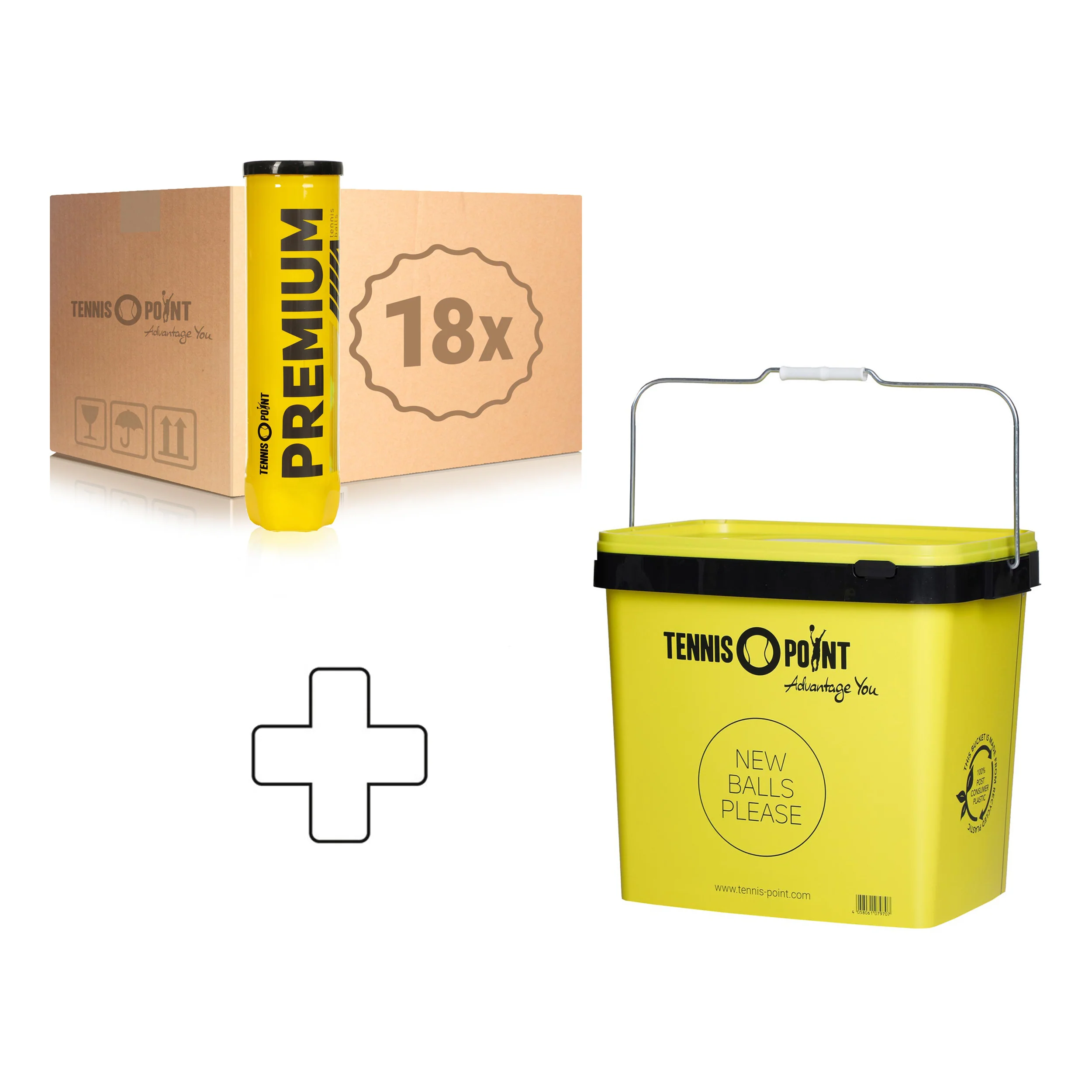 18x puszka 4 szt. Premium Tennisball
