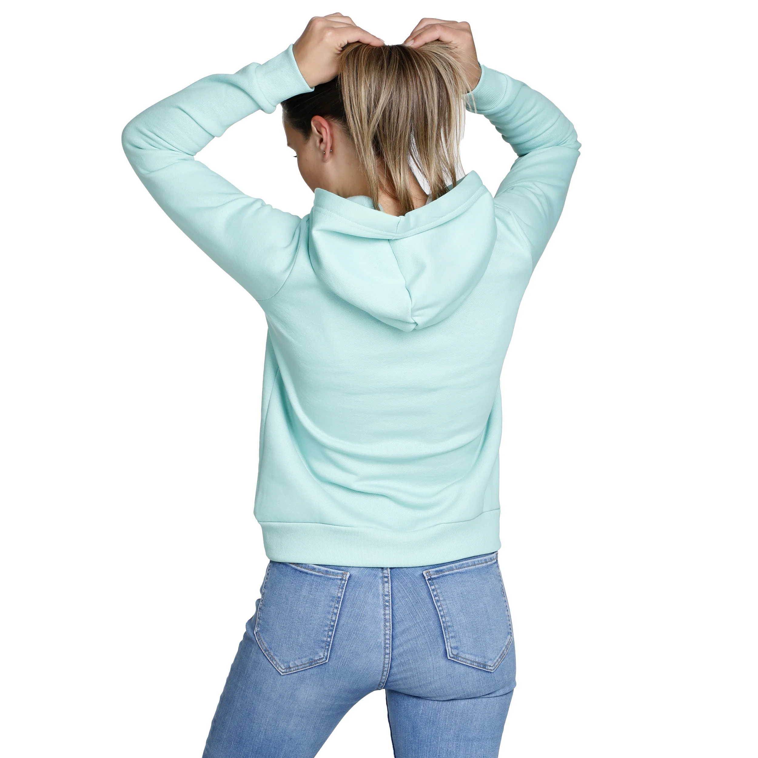 Logo Bluza Kobiety - miętowy, biały - Image 4