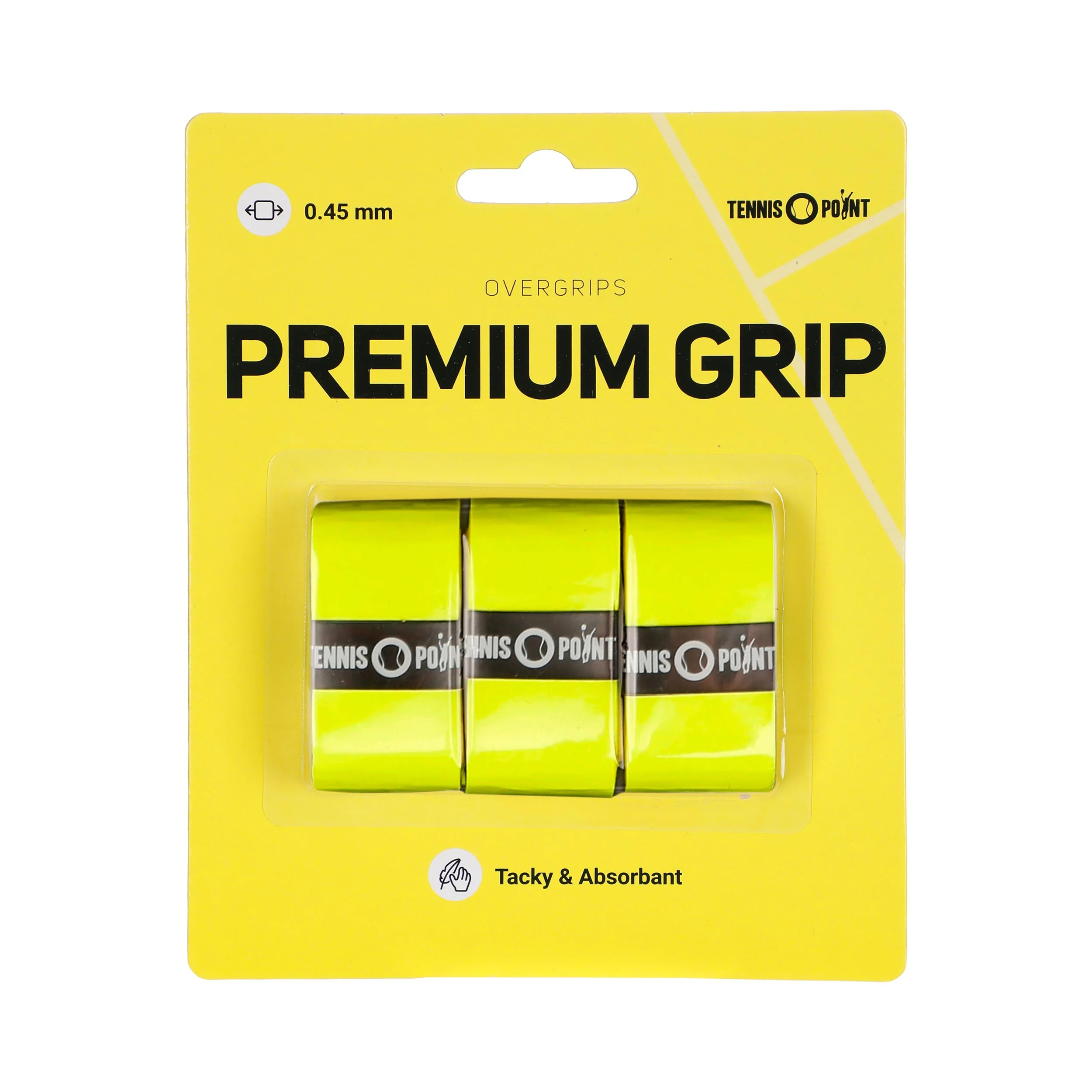 Premium Grip Opakowanie 3 Szt.-Żółty