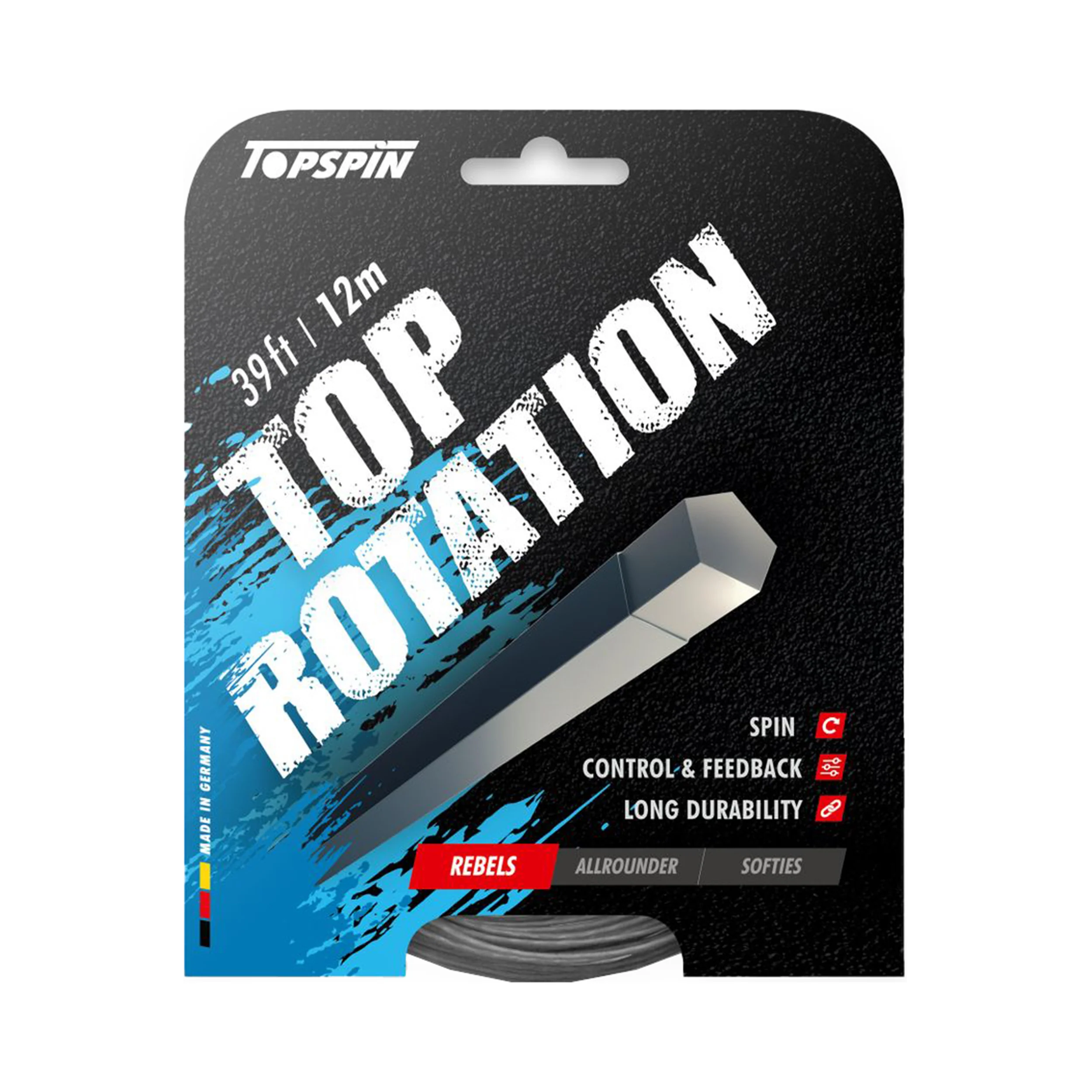 Top Rotation 12m Zestaw Naciągów-Szary