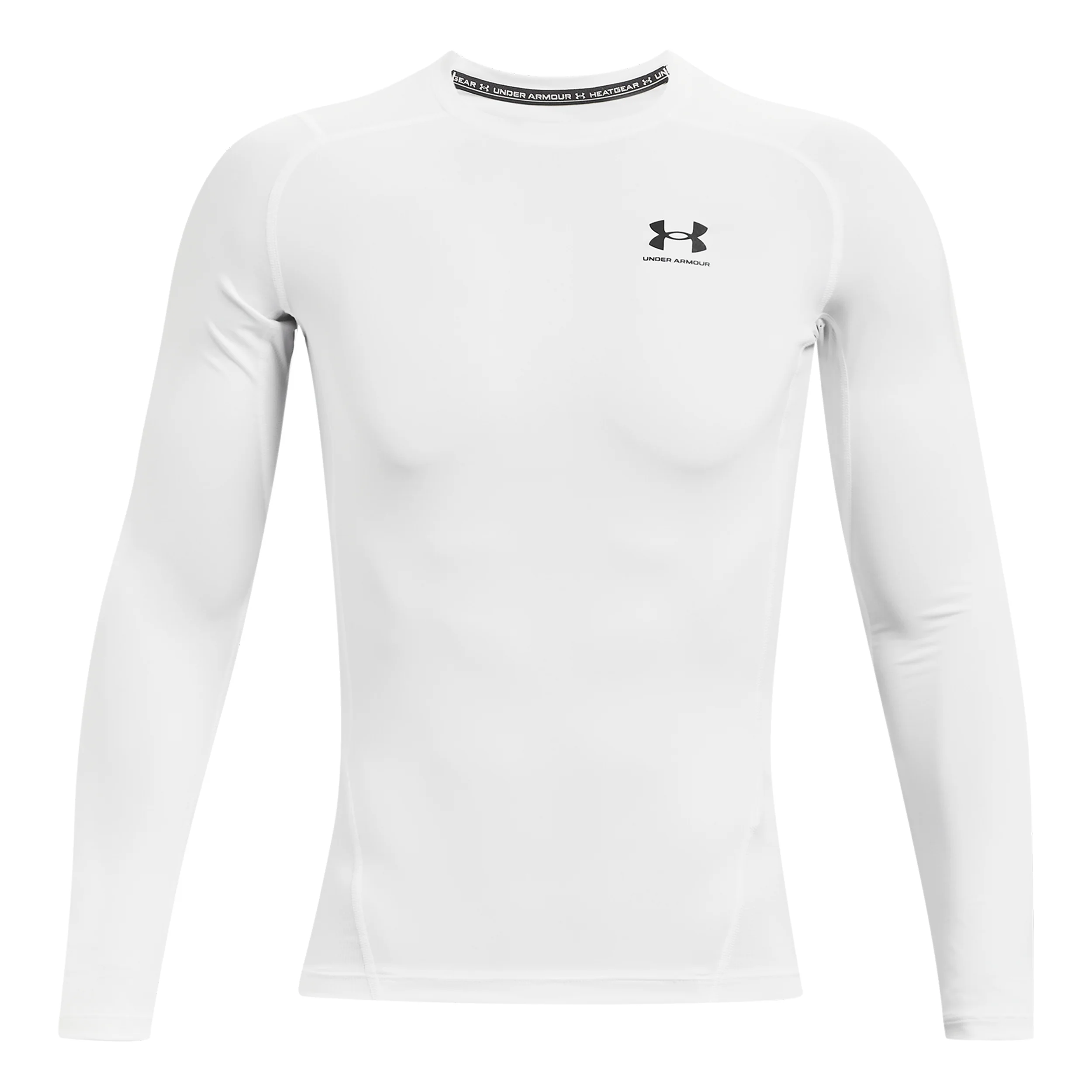 Heatgear Comp Długi Rękaw Mężczyźni-Biały,Czarny
