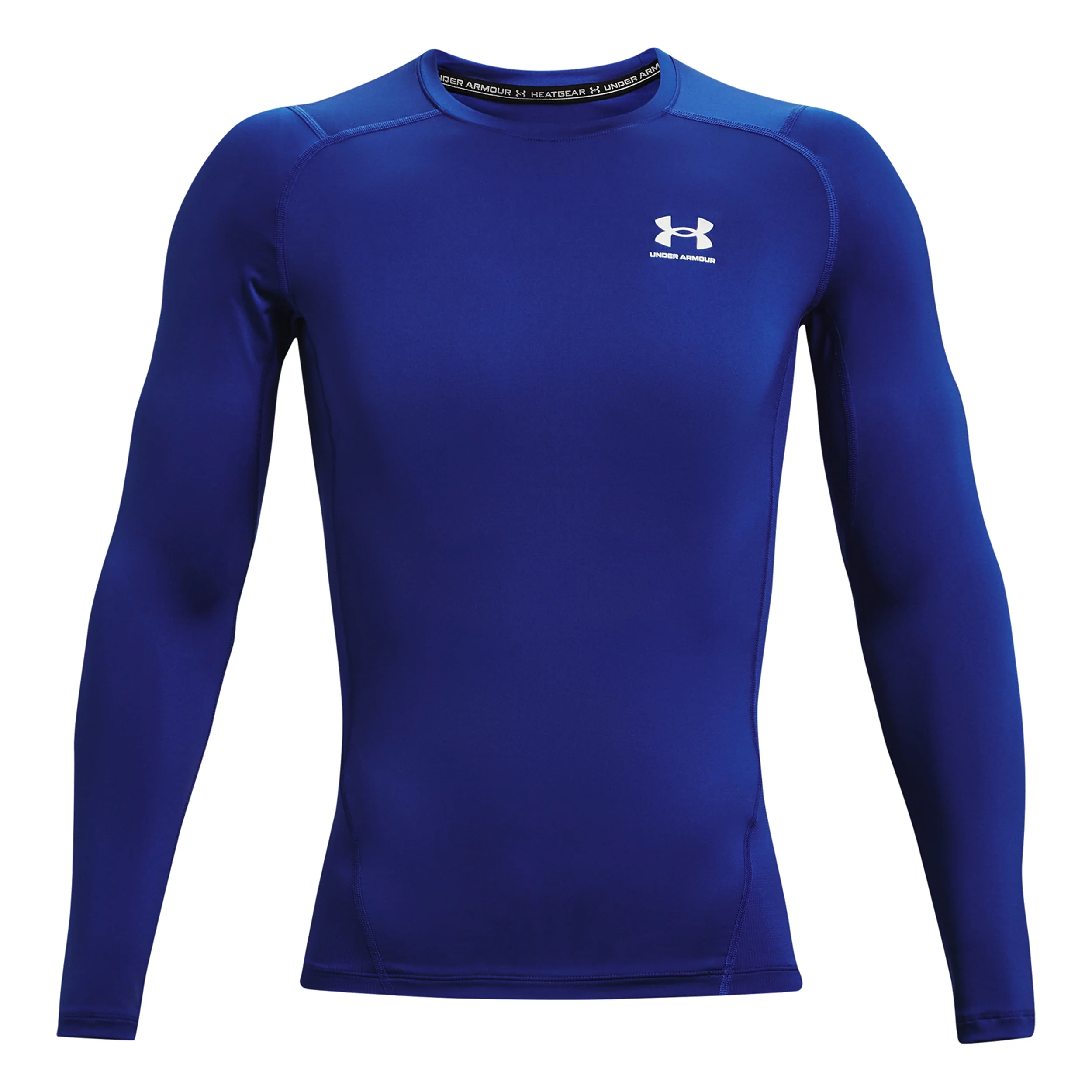Heatgear Comp Długi Rękaw Mężczyźni-Niebieski