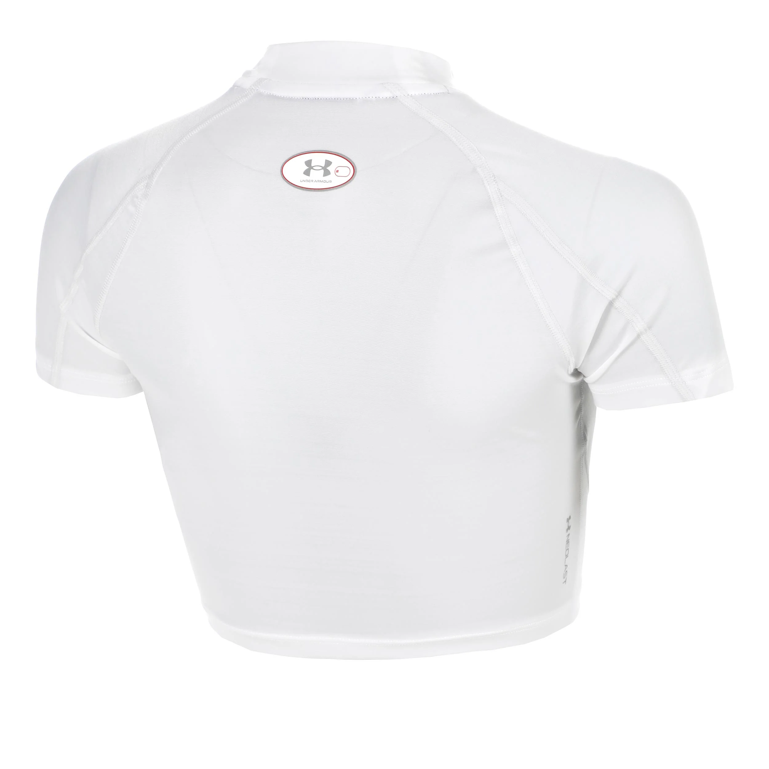 HeatGear Elite Crop Koszulka Kobiety-biały - Image 2
