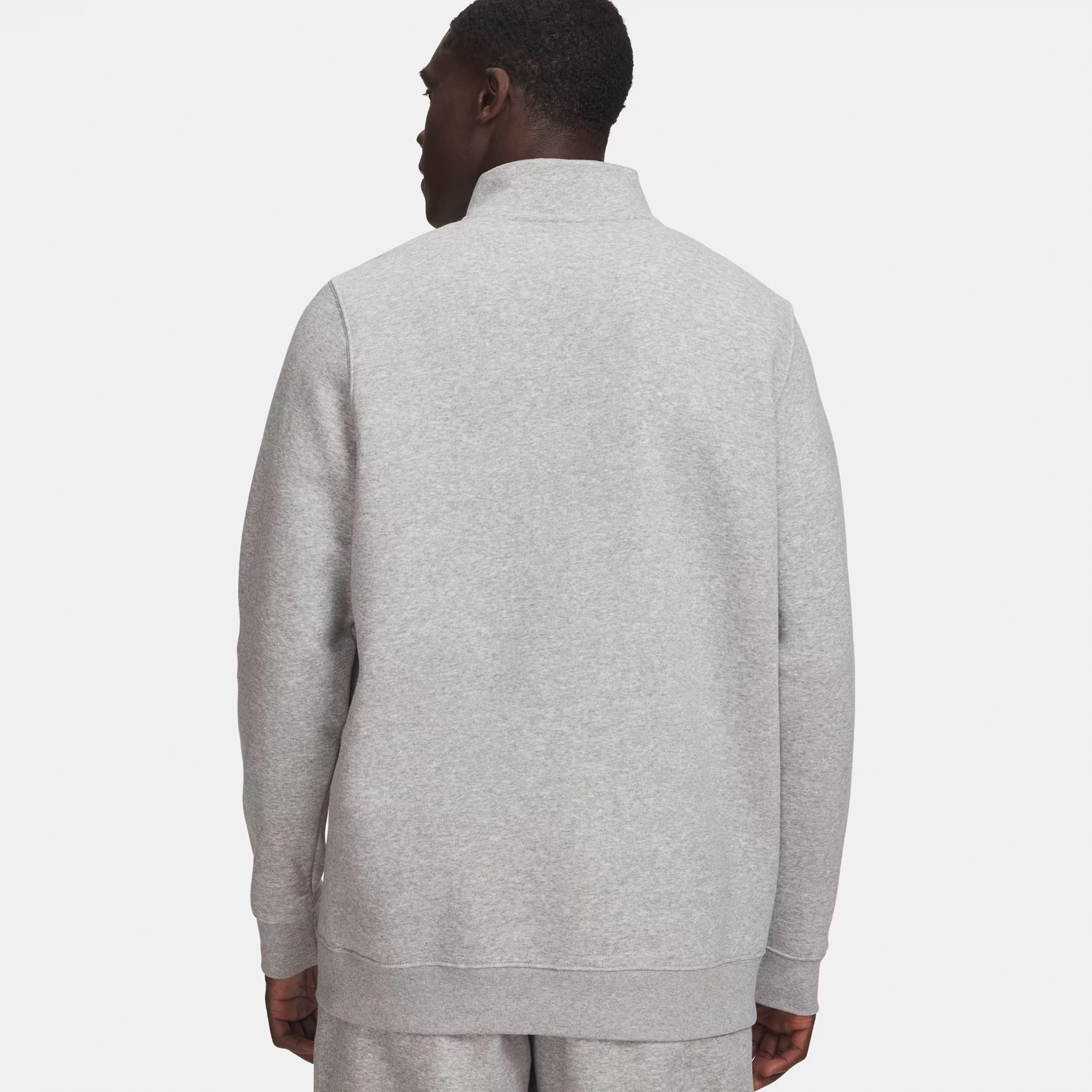 Icon Fleece 1/4 Zip Bluza Mężczyźni - szary, biały - Image 2