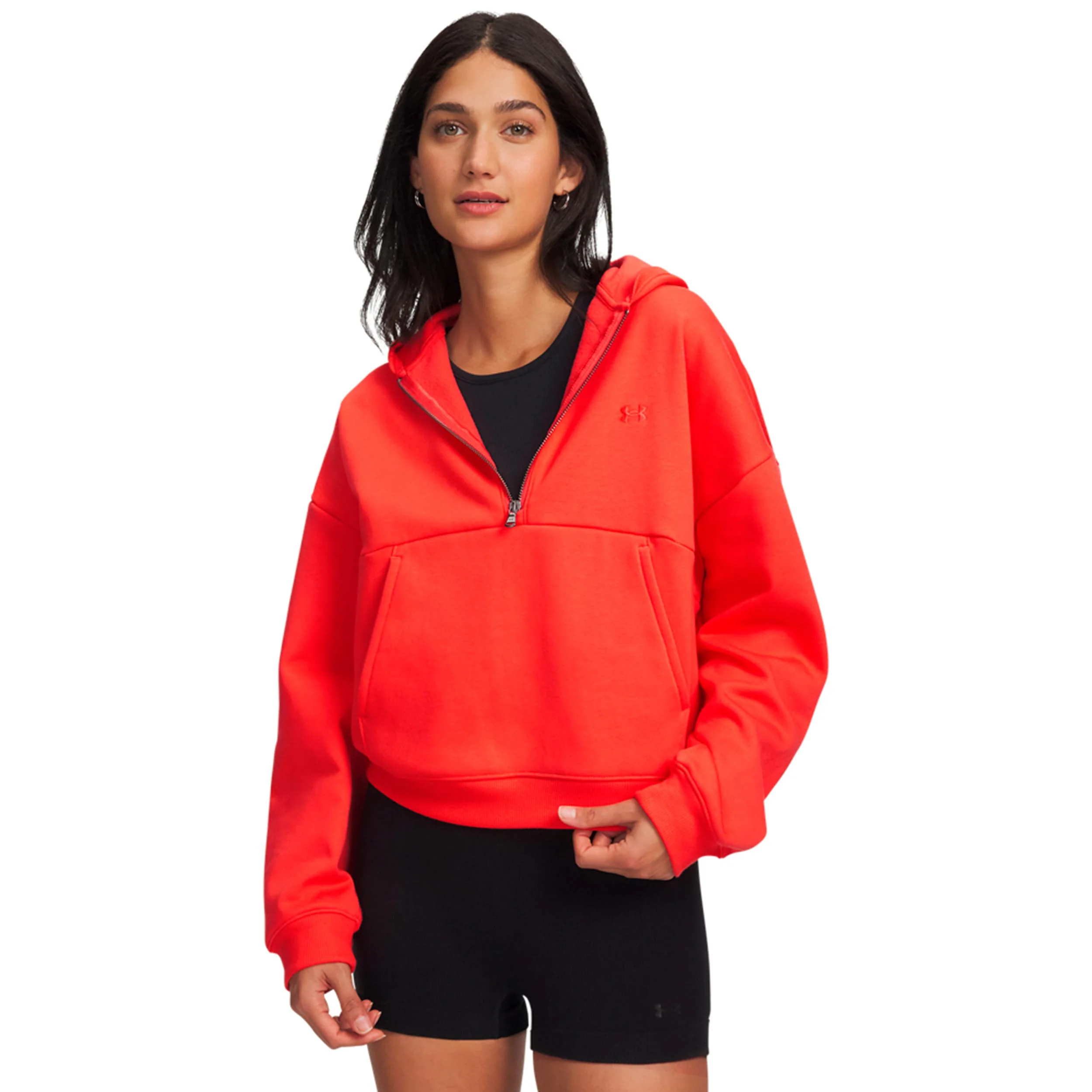 Icon Fleece Halfzip Bluza Kobiety-czerwony, czerwony