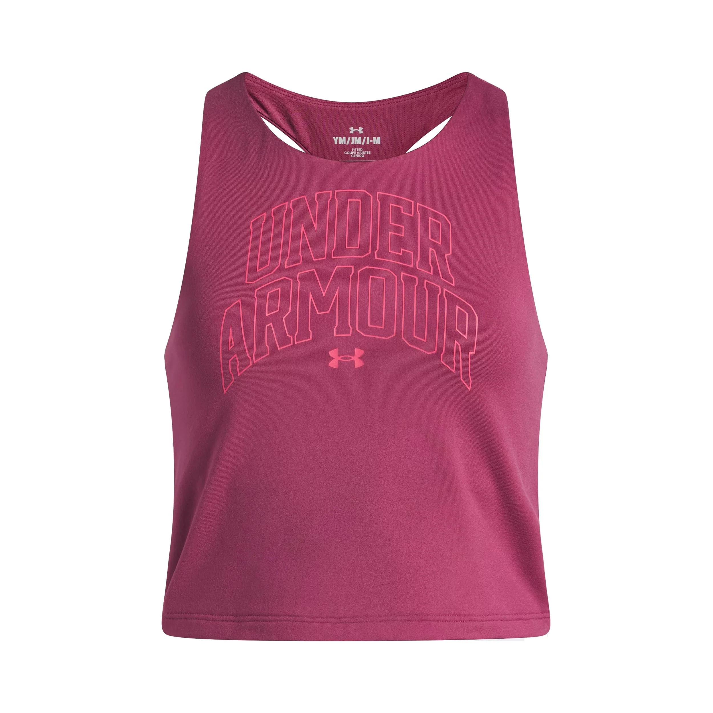 Motion Branded Tank Top Dziewczynki-Różowy