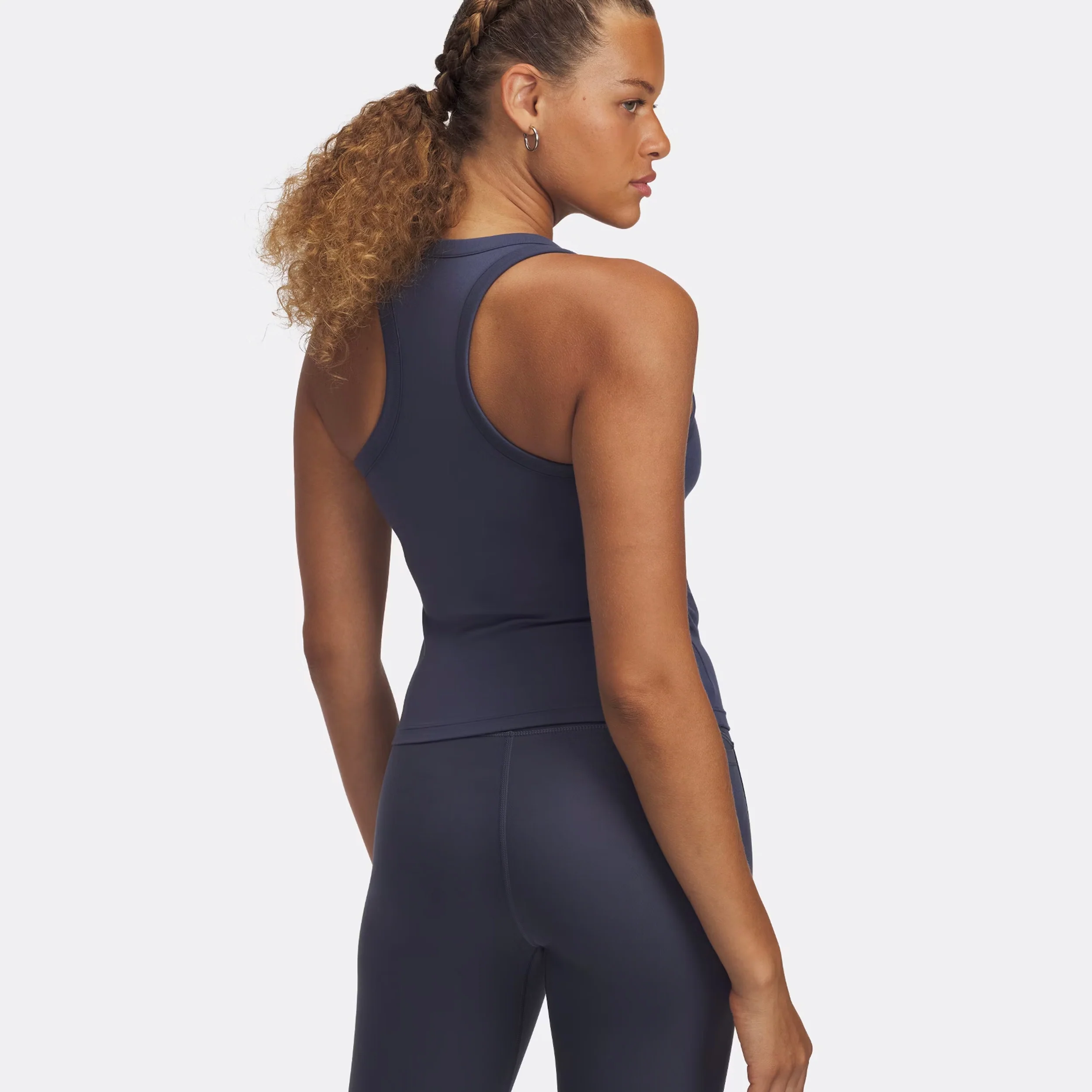 Motion High Neck Tank Top Kobiety-Szary - Image 2