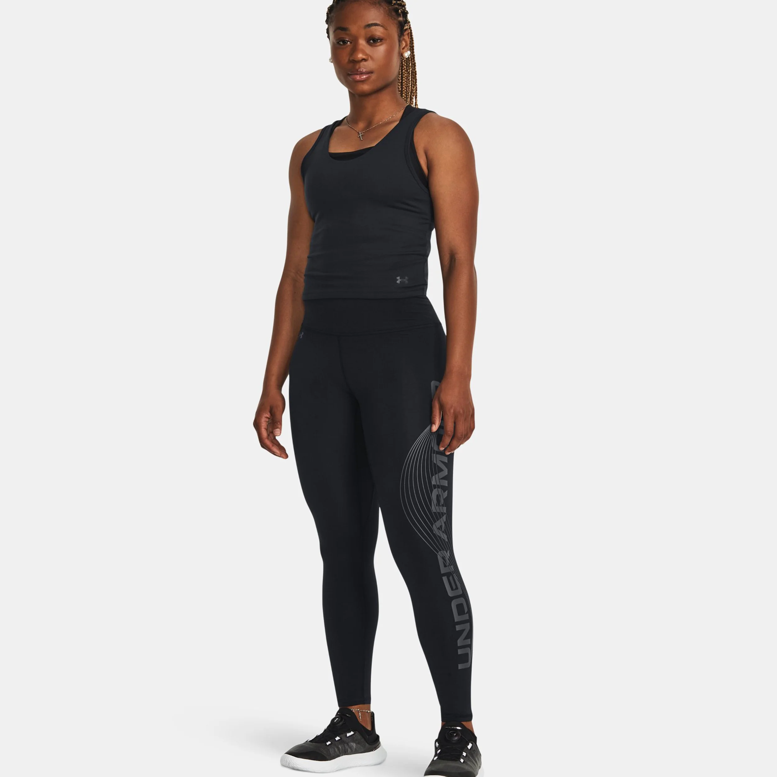 Motion Tank Top Kobiety-Czarny - Image 5