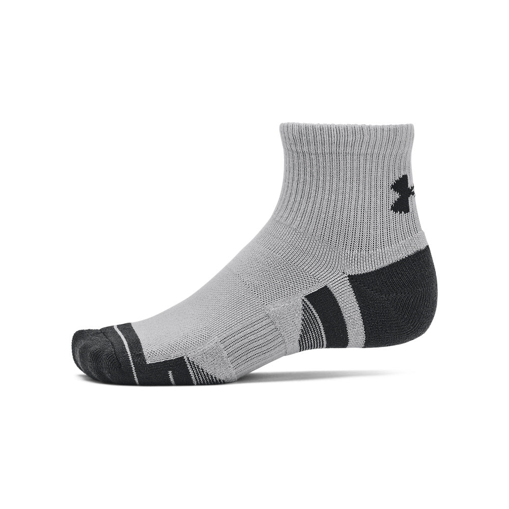Performance Tech Quarter Skarpety tenisowe Opakowanie 3 szt. Unisex - szary, wielokolorowy - Image 4