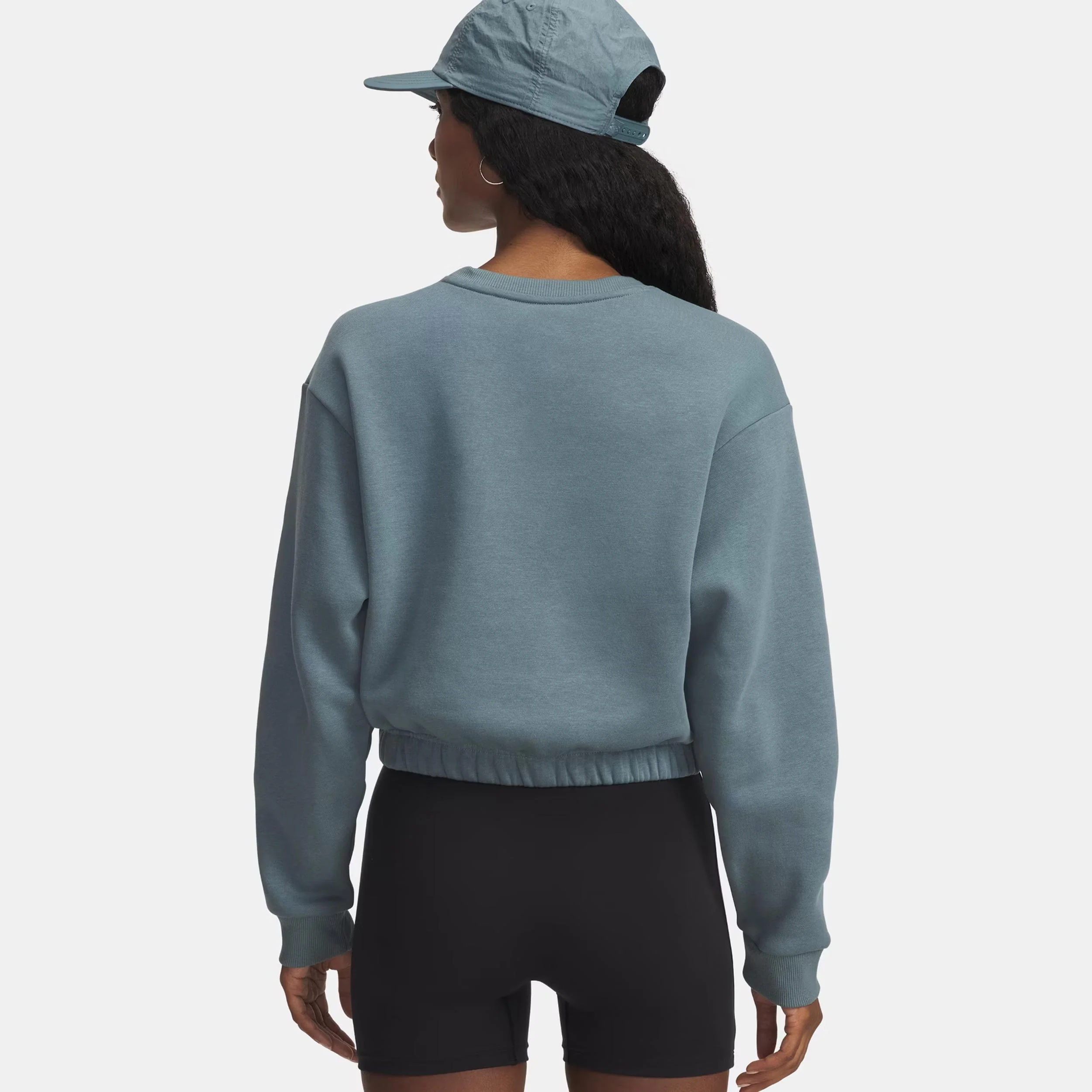 Rival Fleece Piped Crew Bluza Kobiety-niebiesko-szary - Image 4