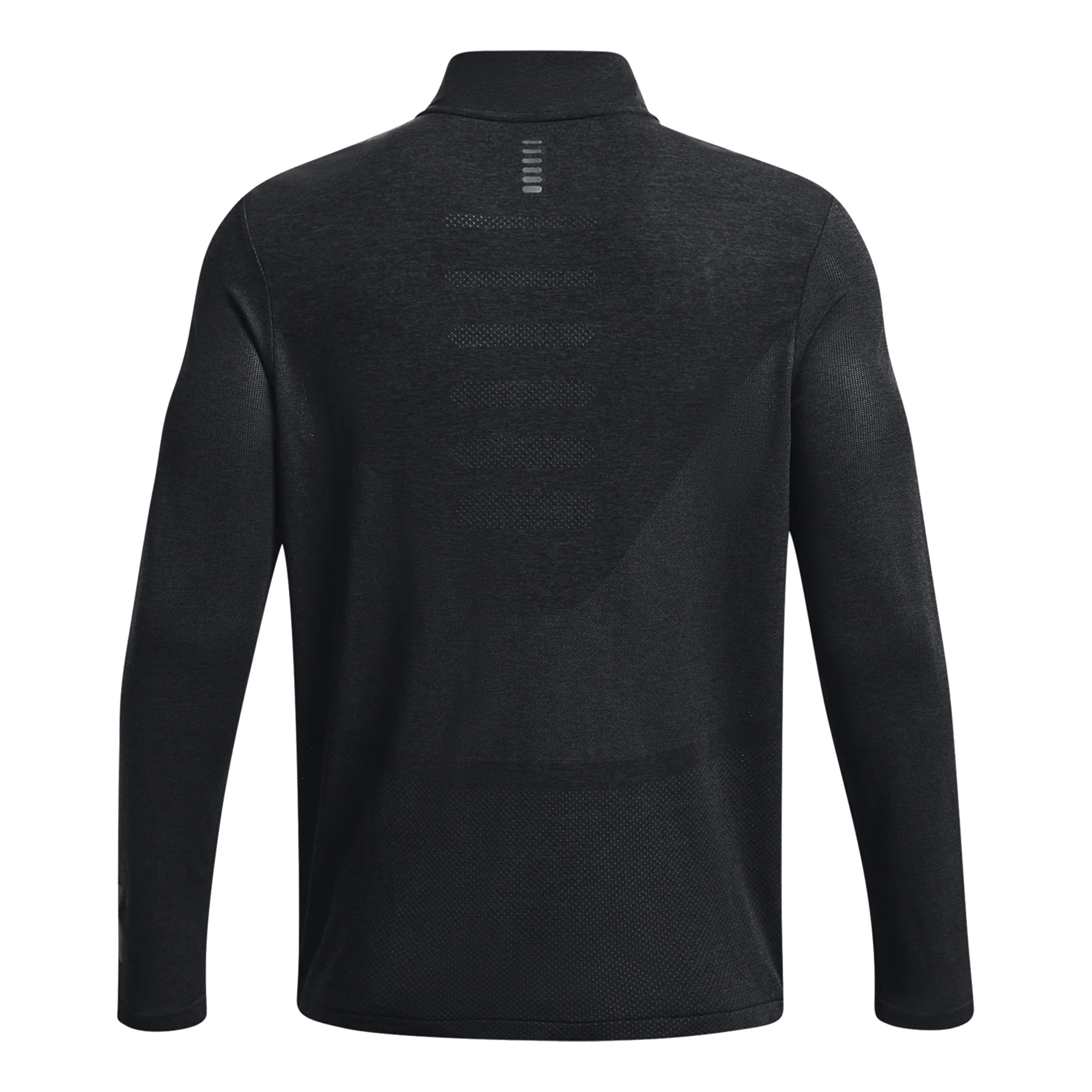 Seamless Stride 1/4 Zip Długi Rękaw Mężczyźni - czarny, - Image 2
