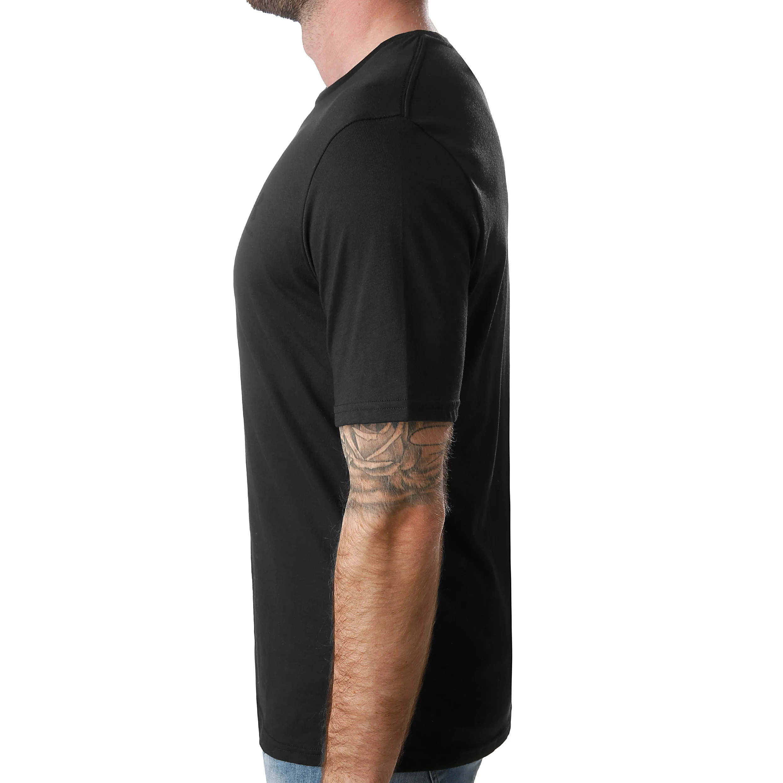 Sportstyle Left Chest Koszulka Mężczyźni-Czarny - Image 4