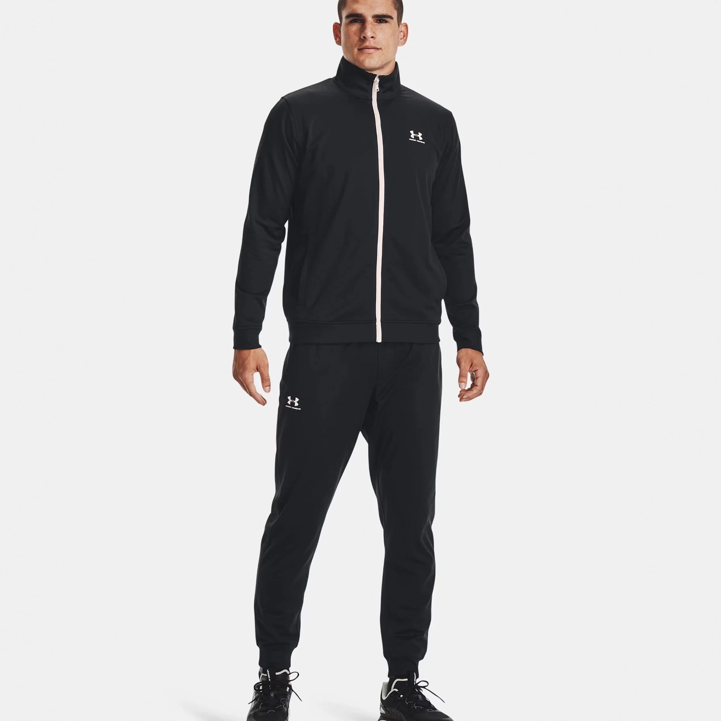Sportstyle Tricot Kurtka treningowa Mężczyźni - czarny, biały - Image 4