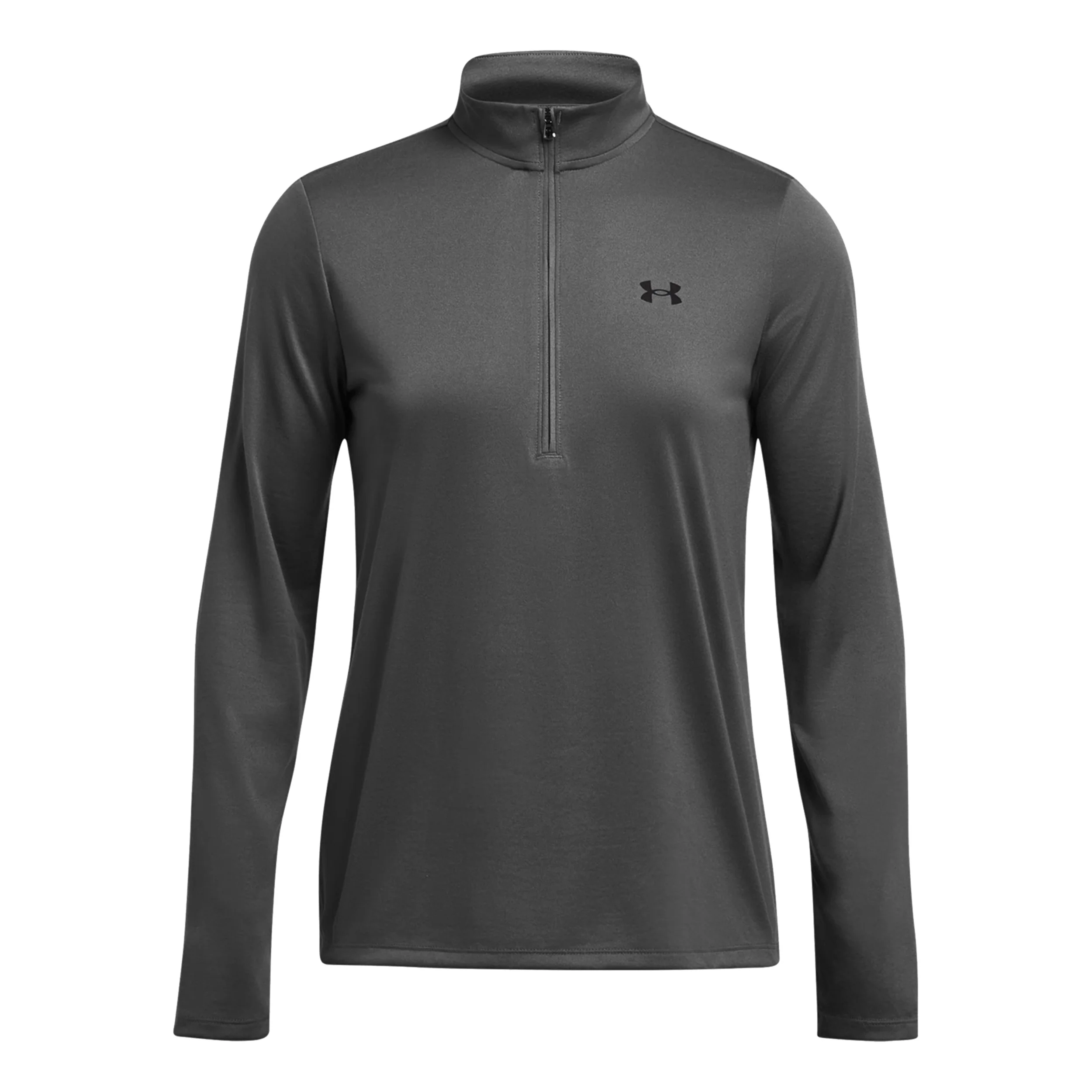 Tech 1/2 Zip Długi Rękaw Kobiety-Szary