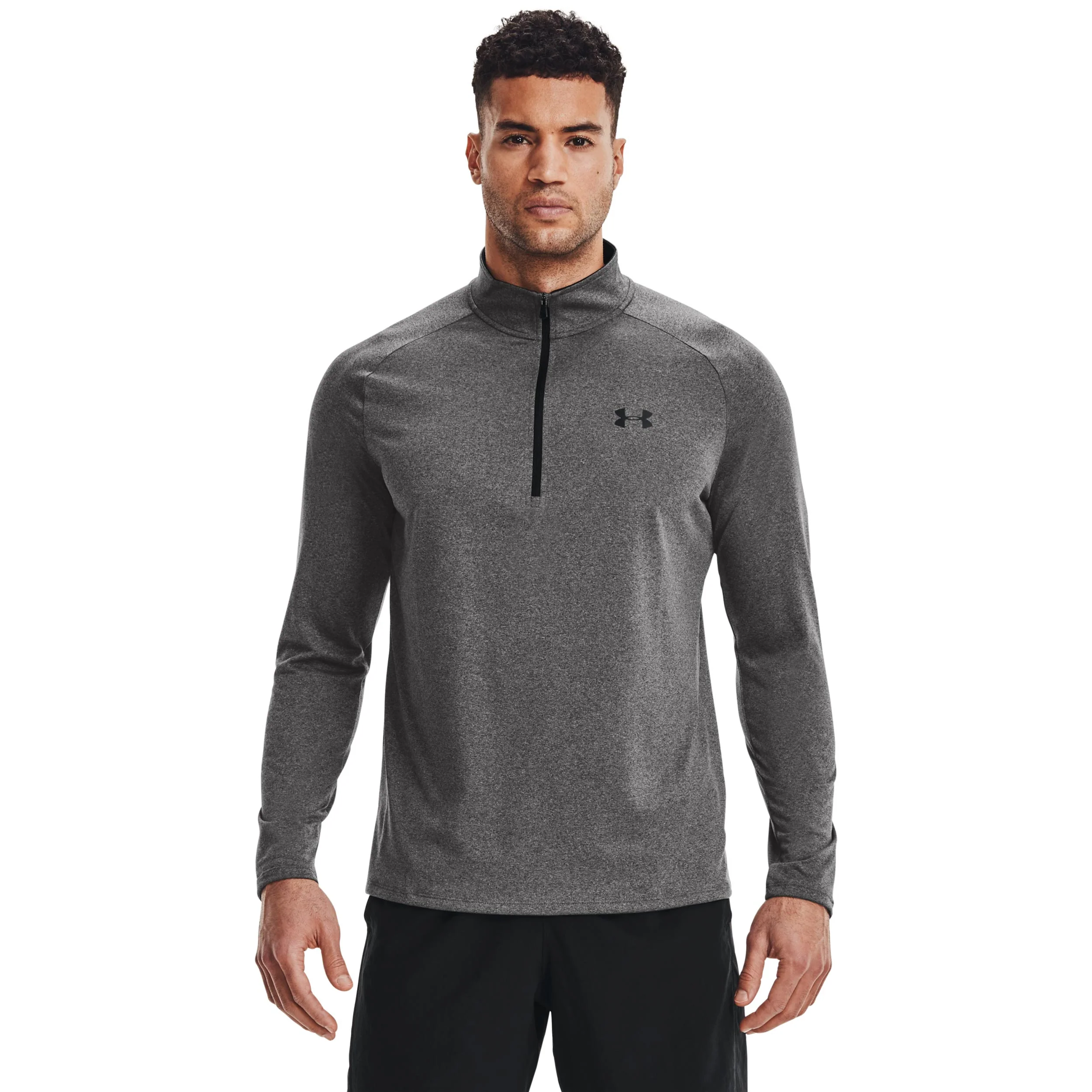 Tech 2.0 Half-Zip Długi Rękaw Mężczyźni-ciemnoszary - Image 3