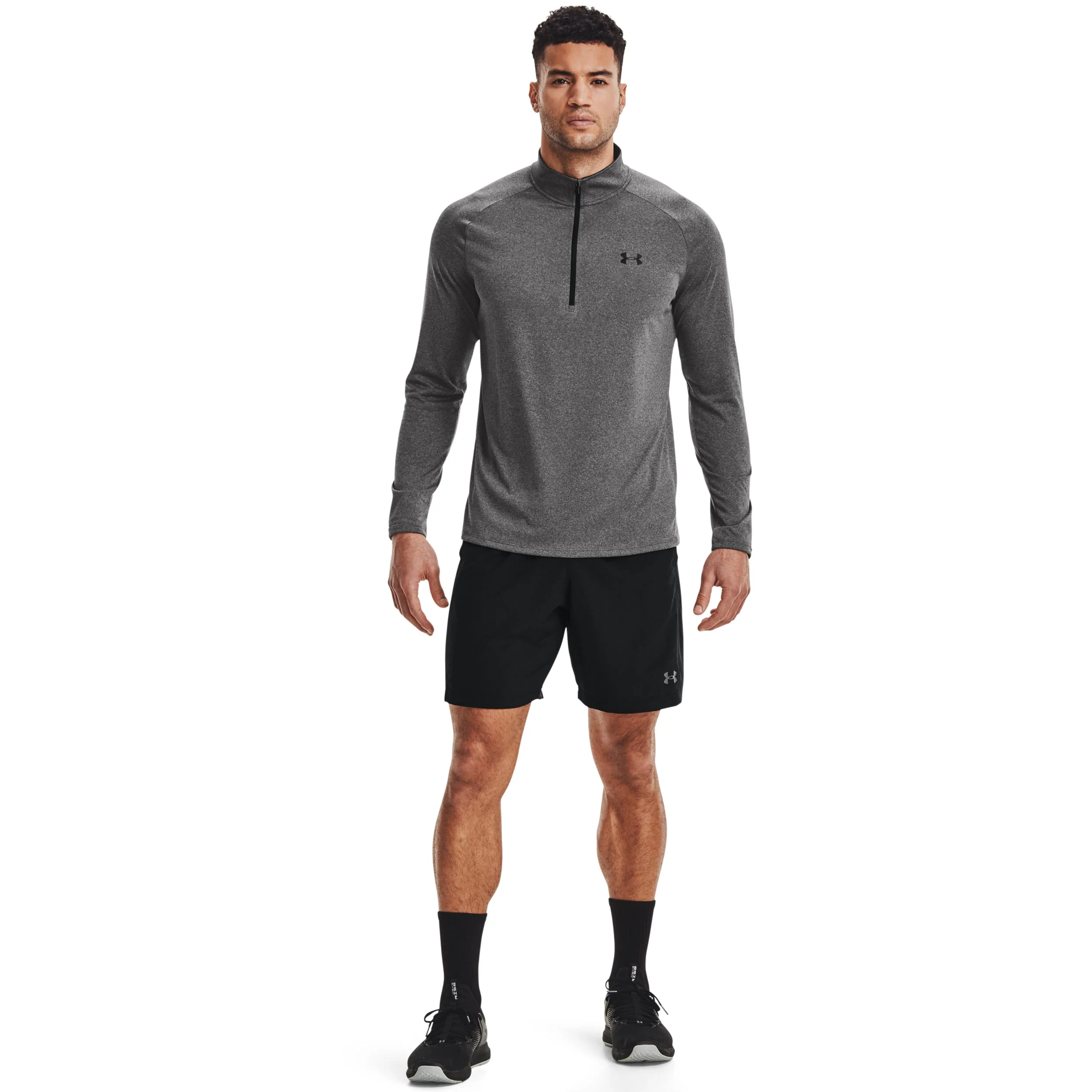 Tech 2.0 Half-Zip Długi Rękaw Mężczyźni-ciemnoszary - Image 5