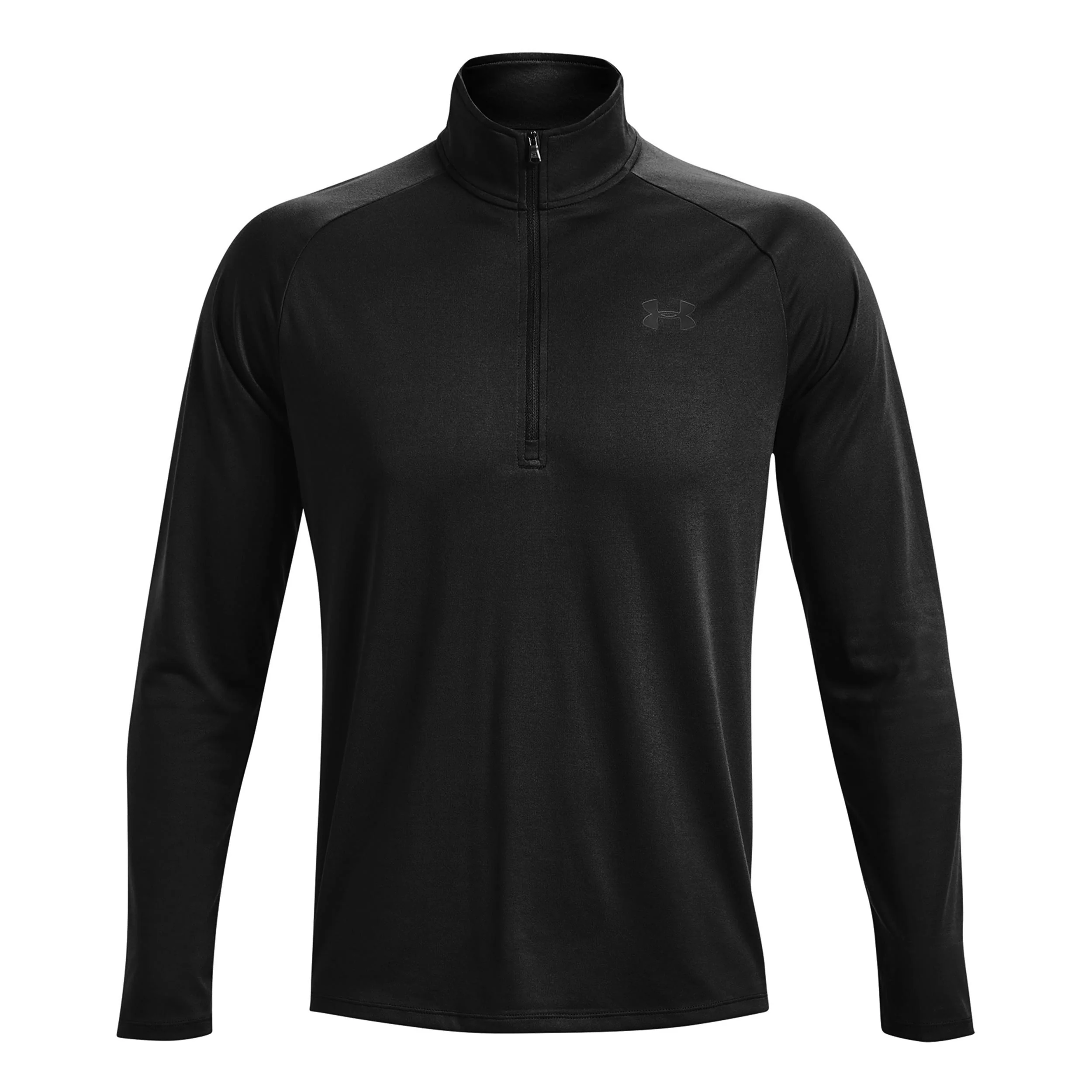 Tech 2.0 Half-Zip Długi Rękaw Mężczyźni-Czarny,Ciemnoszary