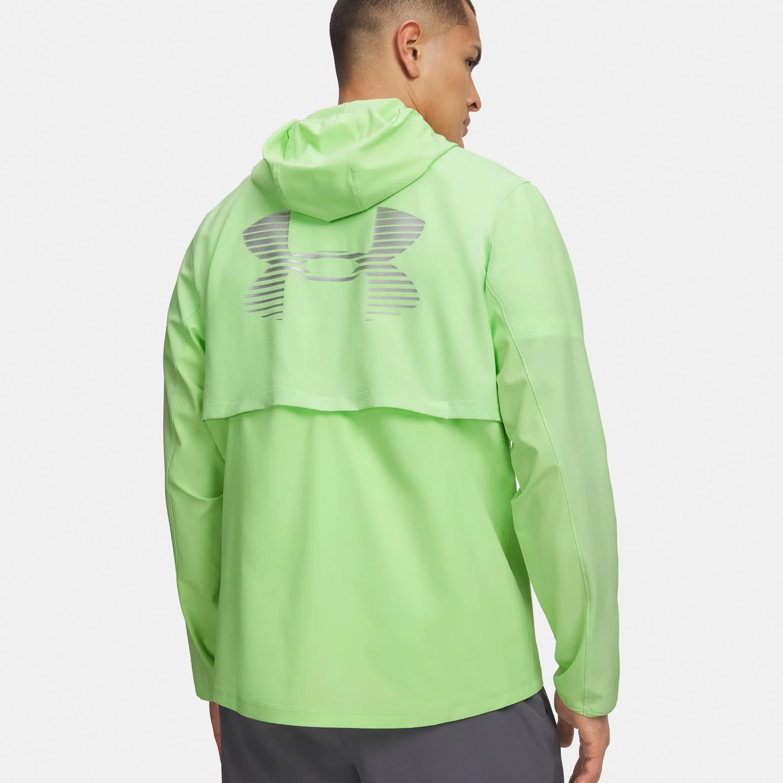 Velociti Pro Storm Kurtka do biegania Mężczyźni - neonowy zielony, srebrny - Image 2