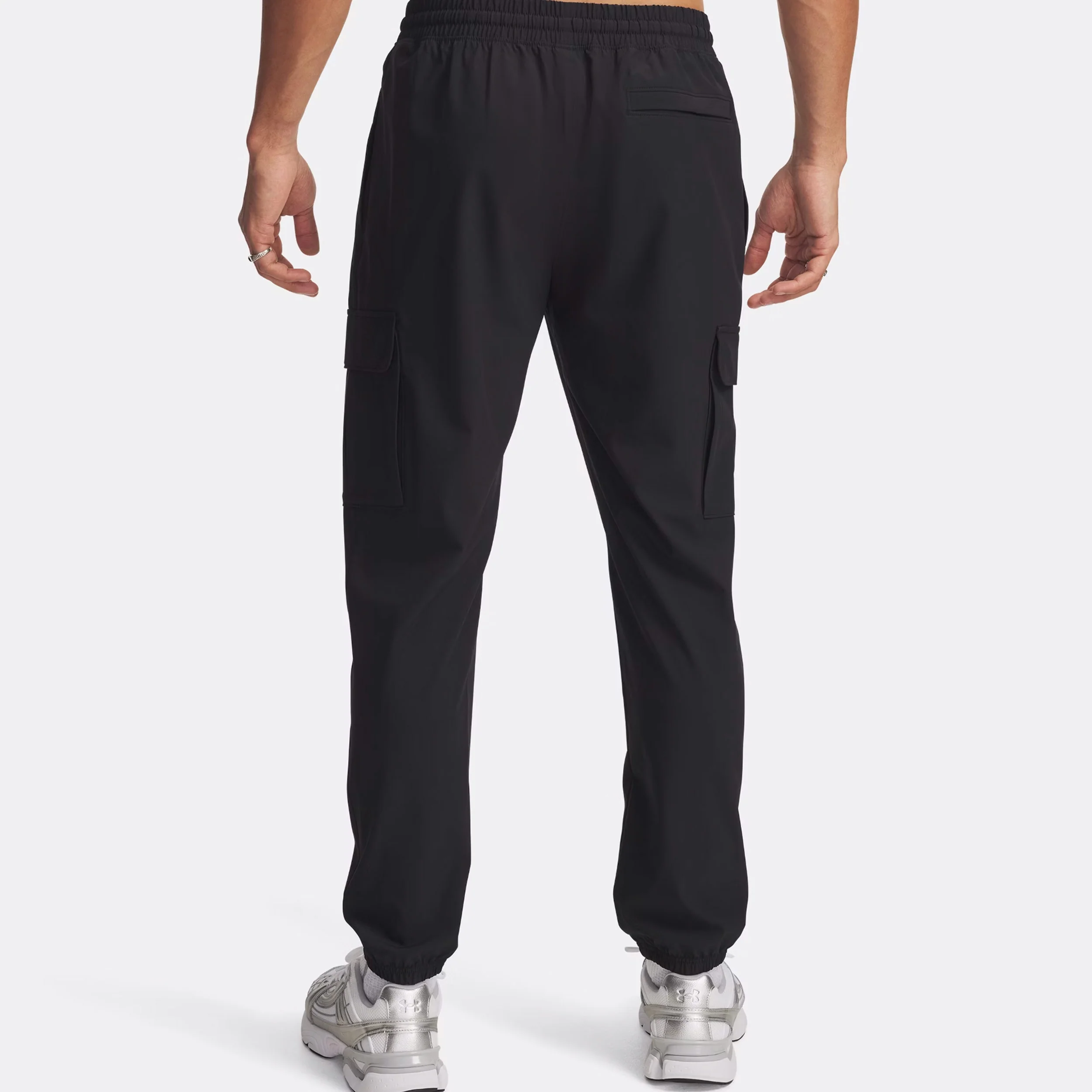 Vibe Woven Cargo Spodnie Dresowe Mężczyźni-Czarny - Image 4