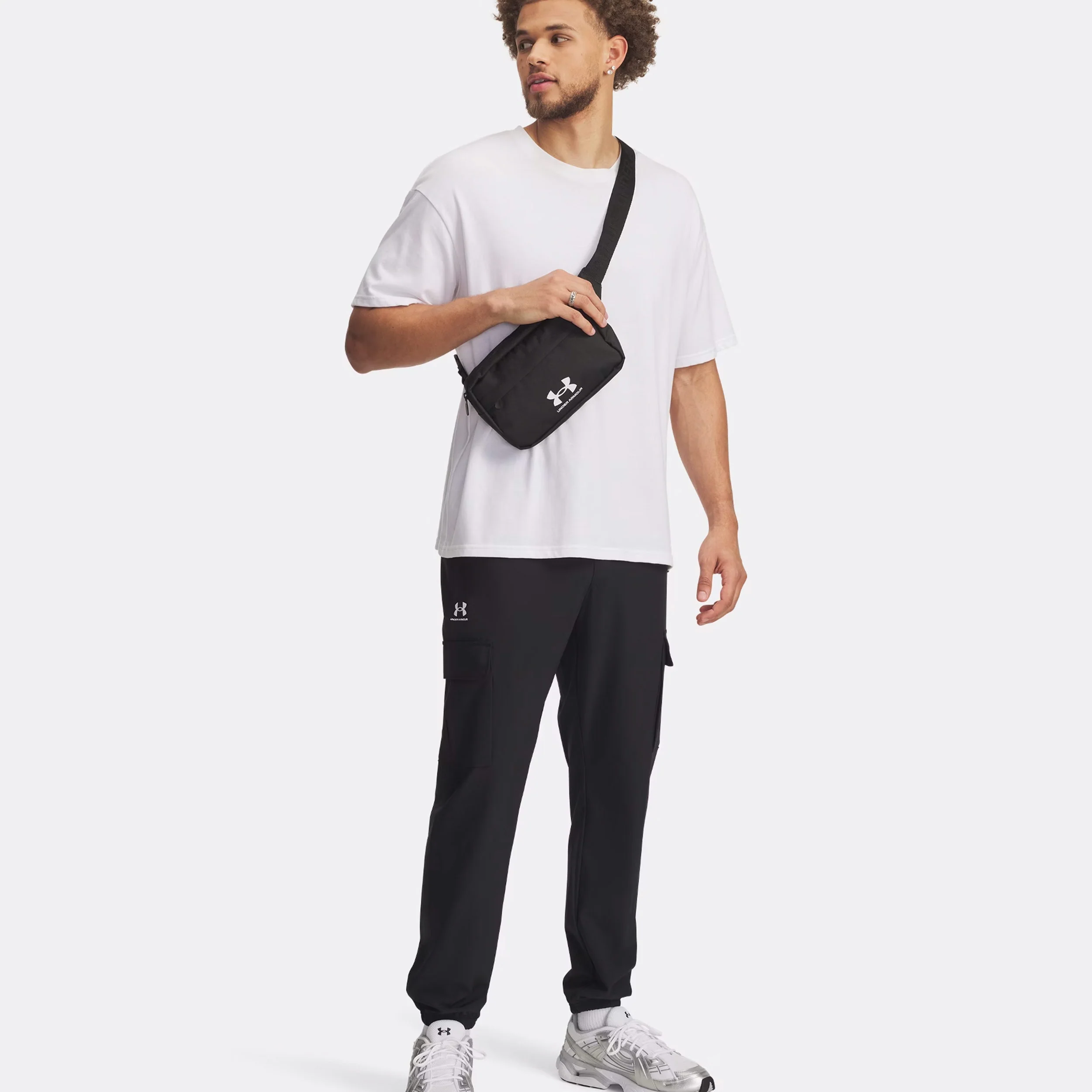 Vibe Woven Cargo Spodnie Dresowe Mężczyźni-Czarny - Image 7