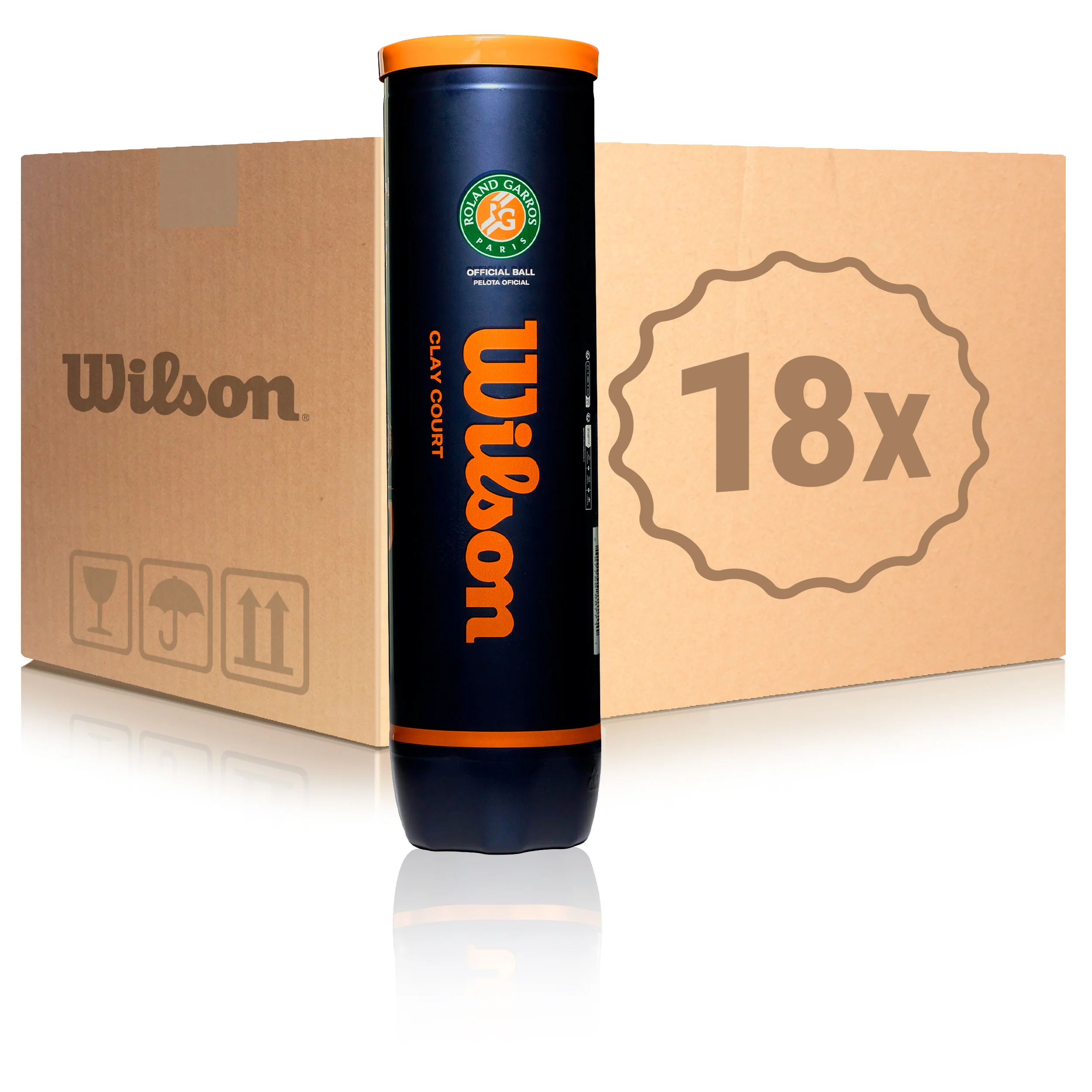 18x puszka 4 szt. Roland Garros Official W KARTONIE