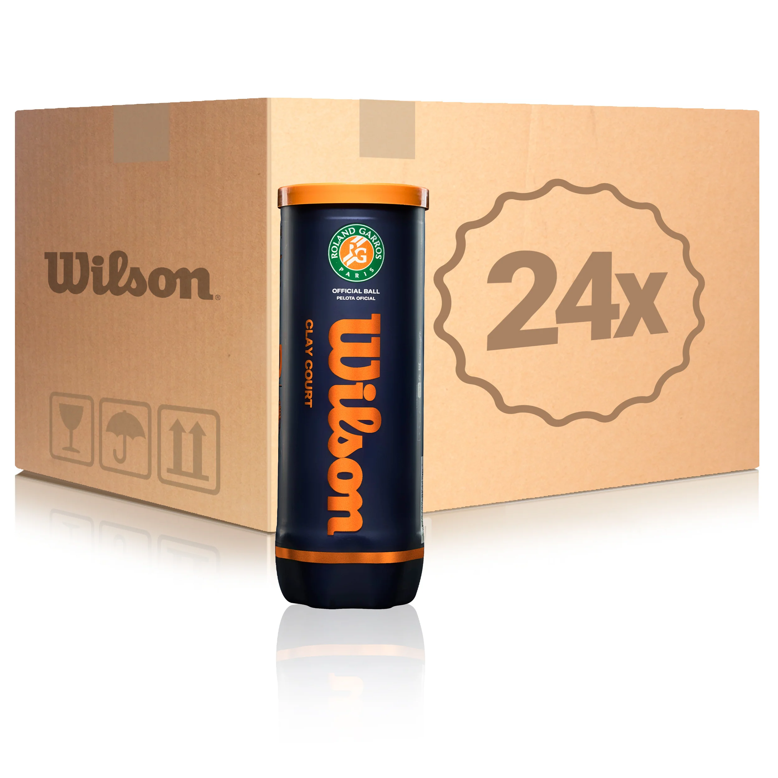 24x puszka 3 szt. Roland Garros Official W KARTONIE