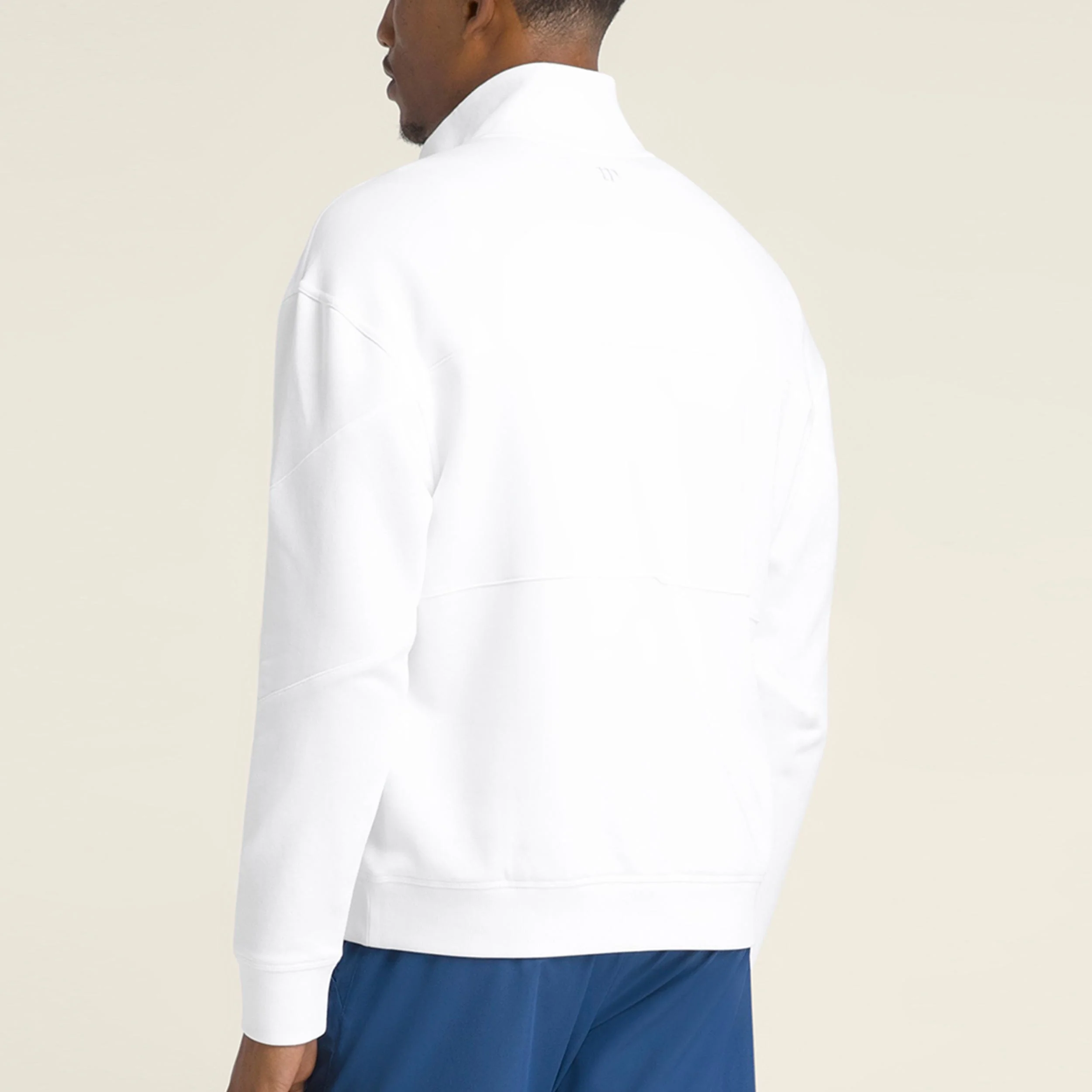 M Parkside Half-Zip Longsleeve Długi Rękaw -biały - Image 3