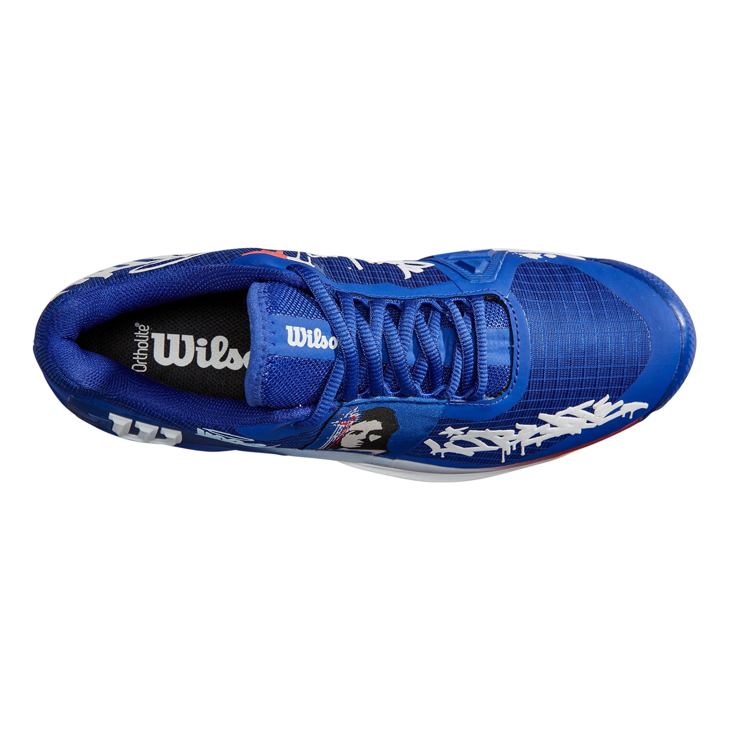 Rush Pro 4.0 Hope Paris Buty Do Tenisa Ziemnego Kobiety-Niebieski,Biały - Image 3