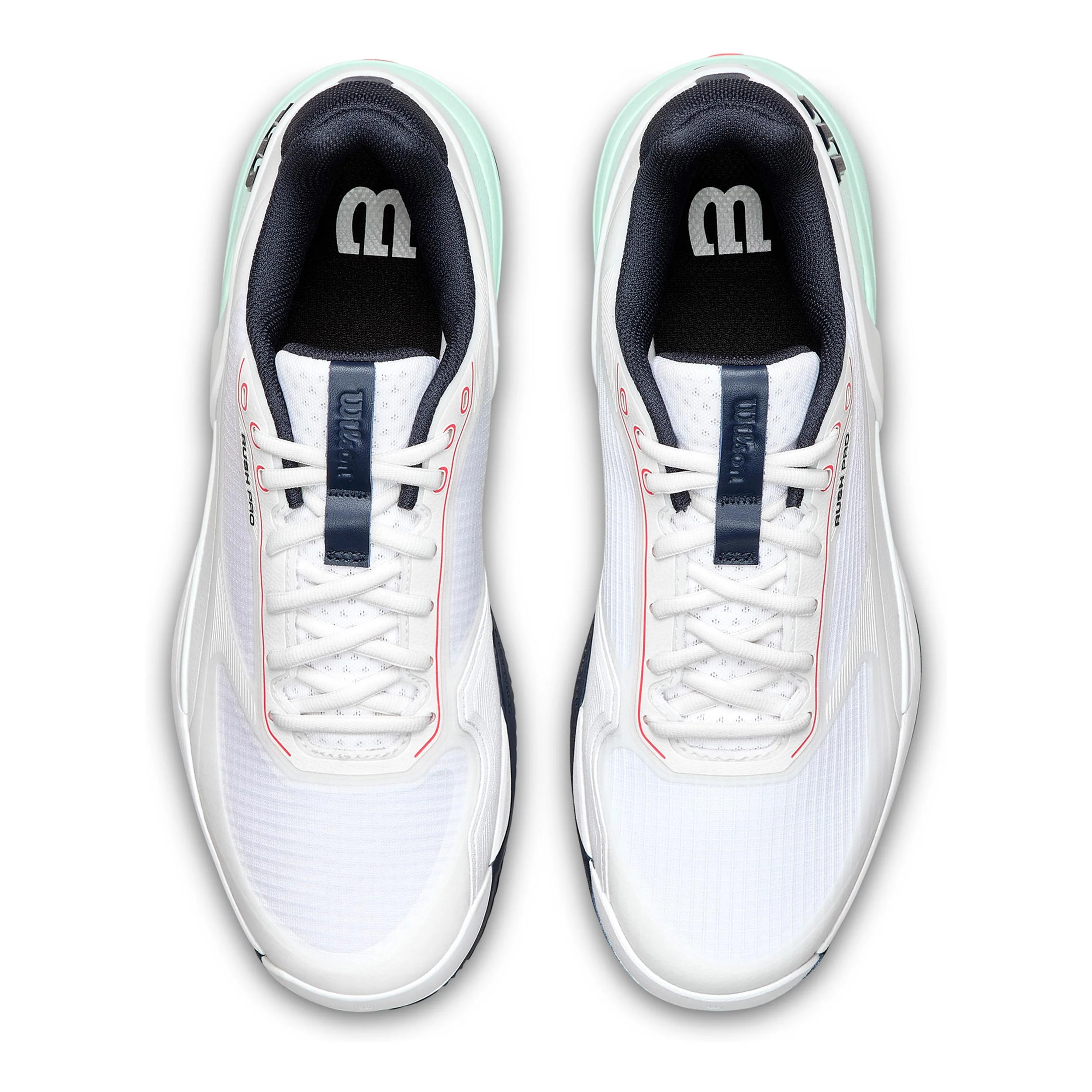 Rush Pro 5 buty do tenisa ziemnego Mężczyźni-biały, turkus - Image 3