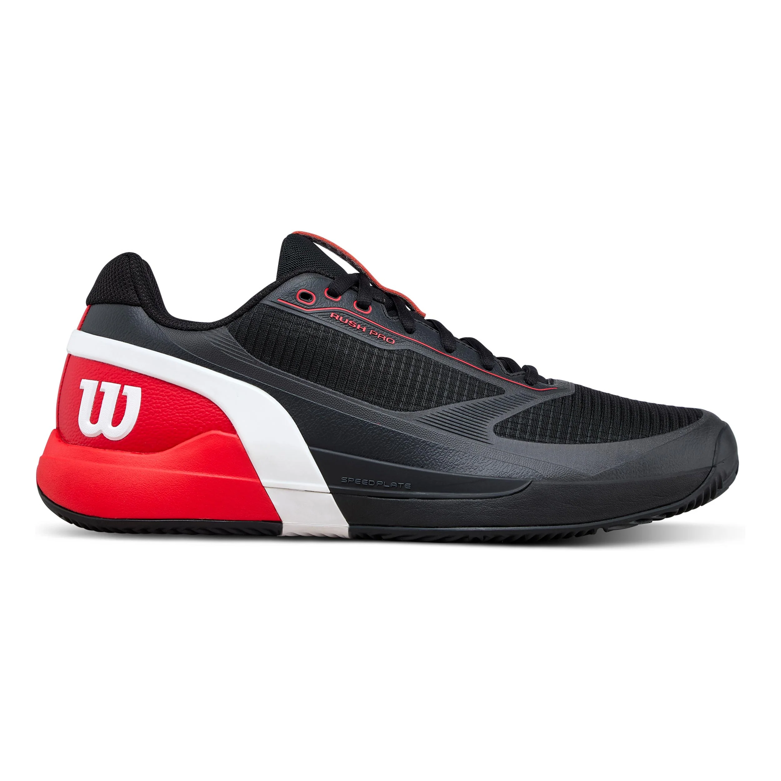 Rush Pro 5 buty do tenisa ziemnego Mężczyźni-czarny, neonowy czerwony